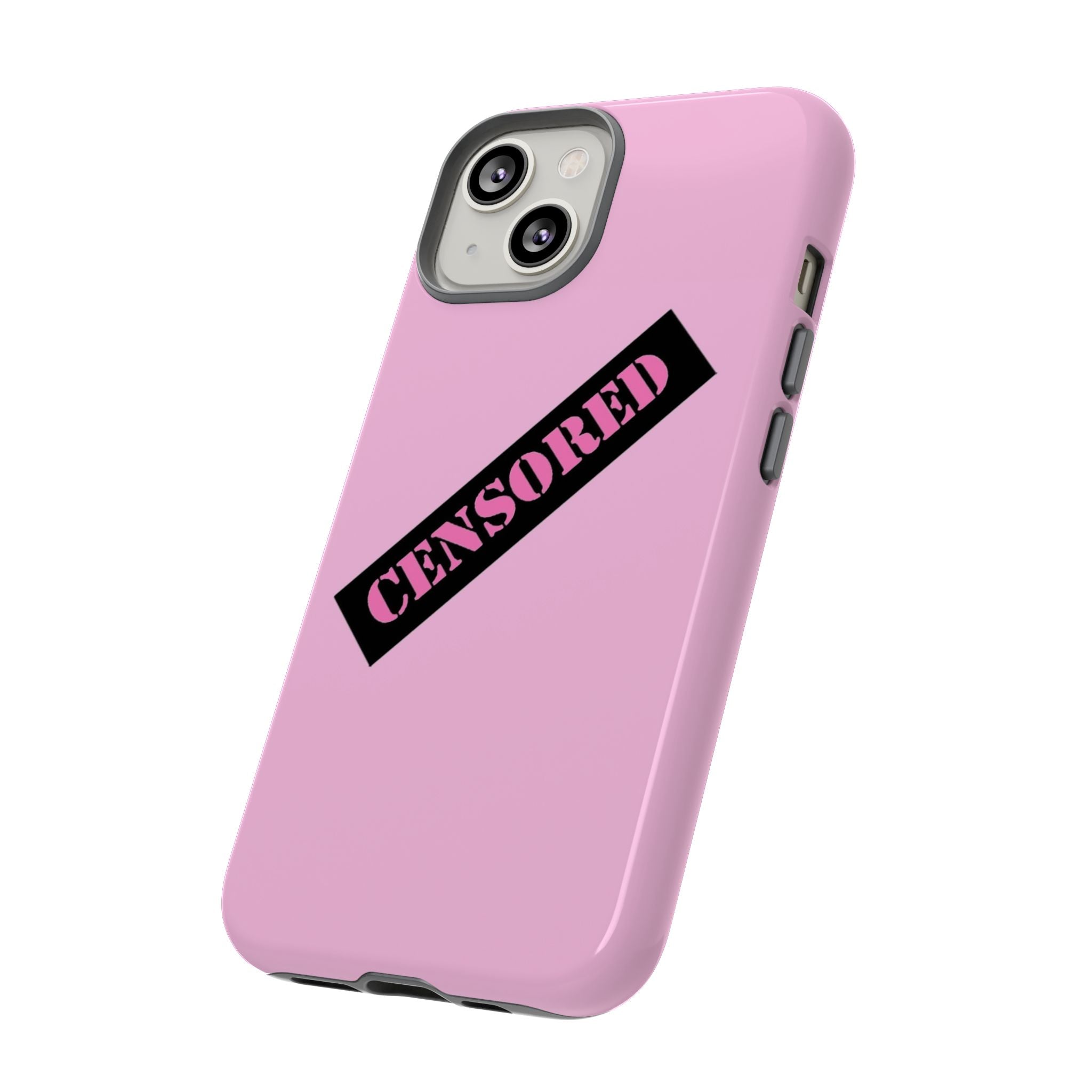 Censored Phone Case - Tough Cases, Cute Phone Cover, Unique Gift, Funny Phone Accessories, Trendy Tech Gear