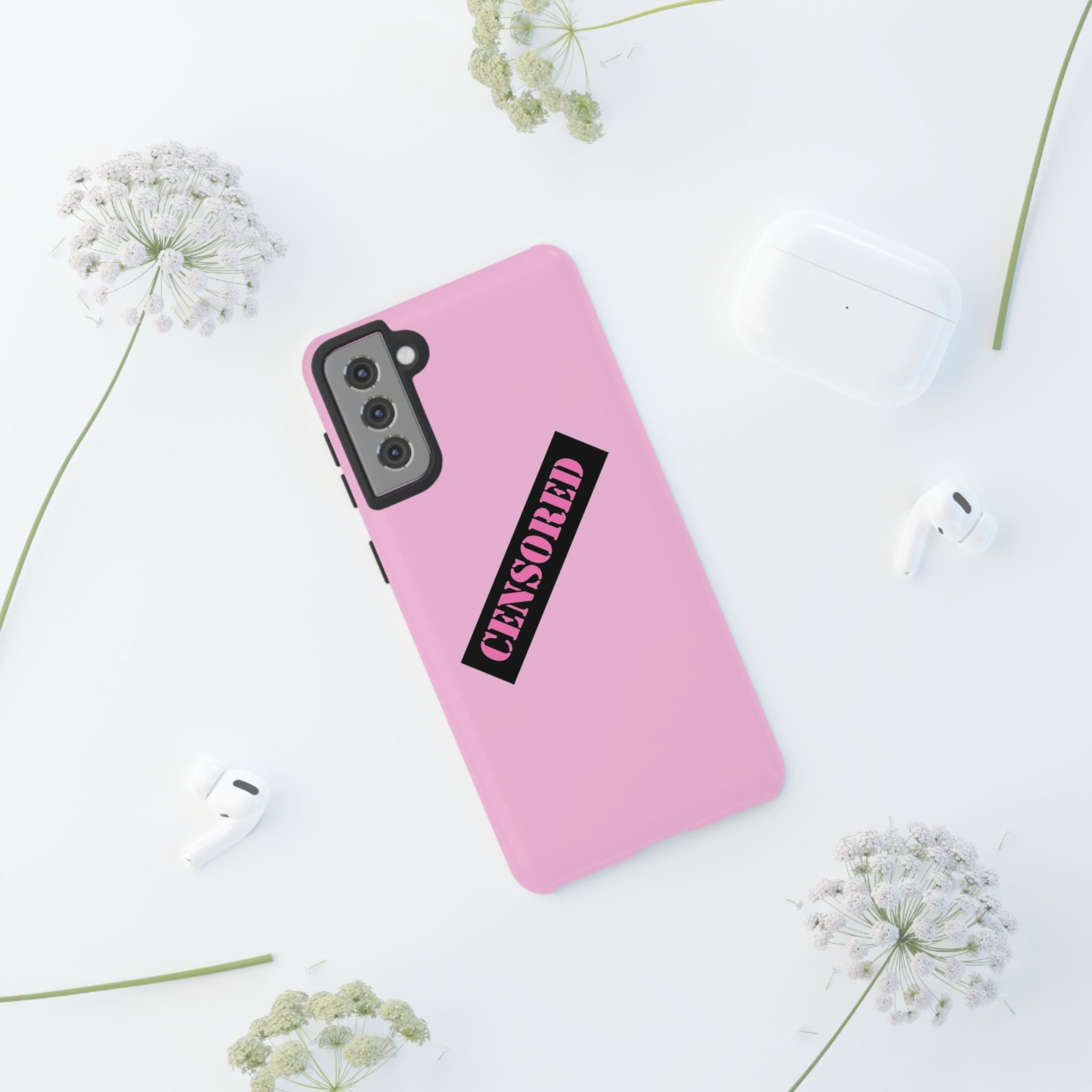 Censored Phone Case - Tough Cases, Cute Phone Cover, Unique Gift, Funny Phone Accessories, Trendy Tech Gear