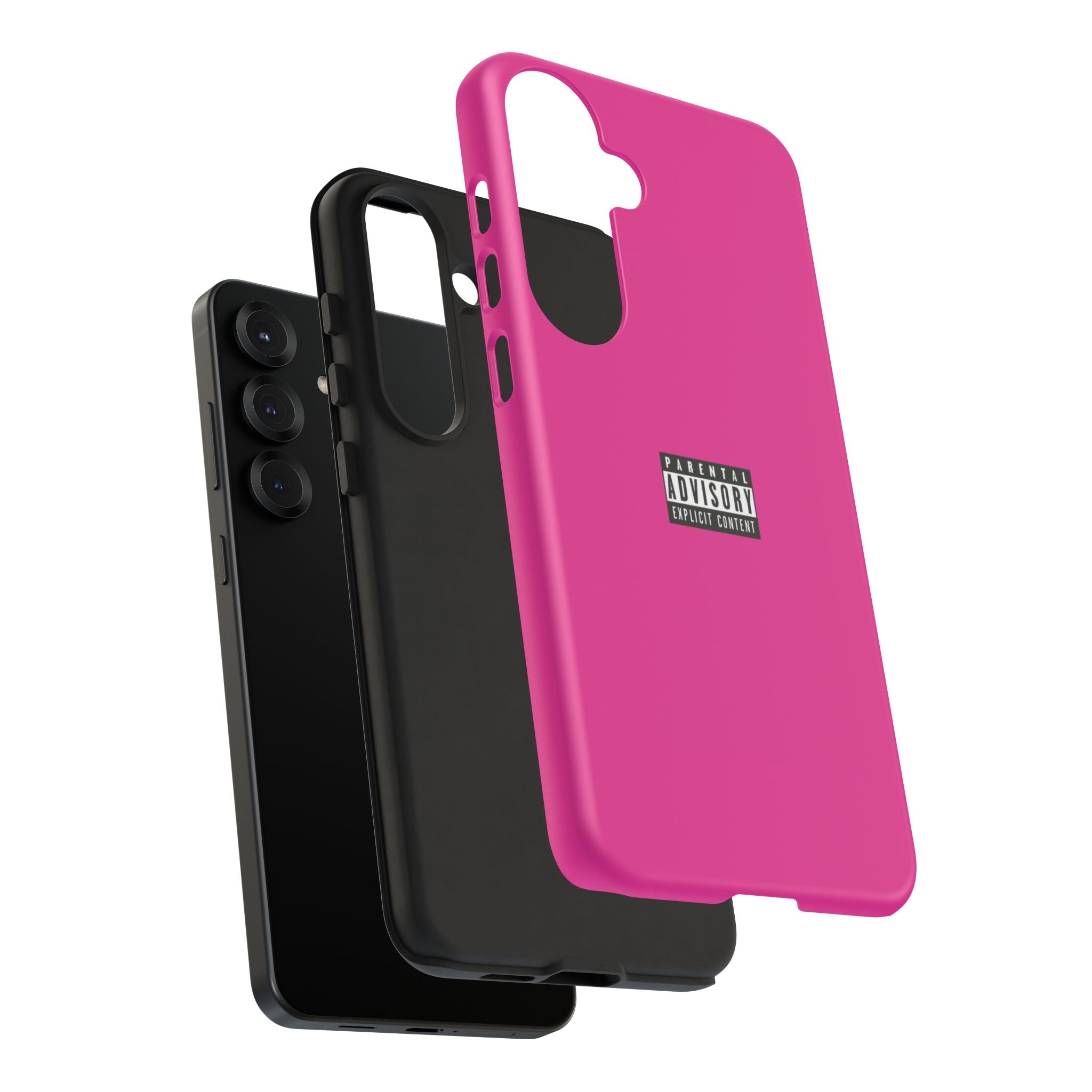 Bold Phone Case, Parental Advisory Phone C'over, Trendy Tech Accessory, Unique Gift for Teens, Vibrant Phone Protection