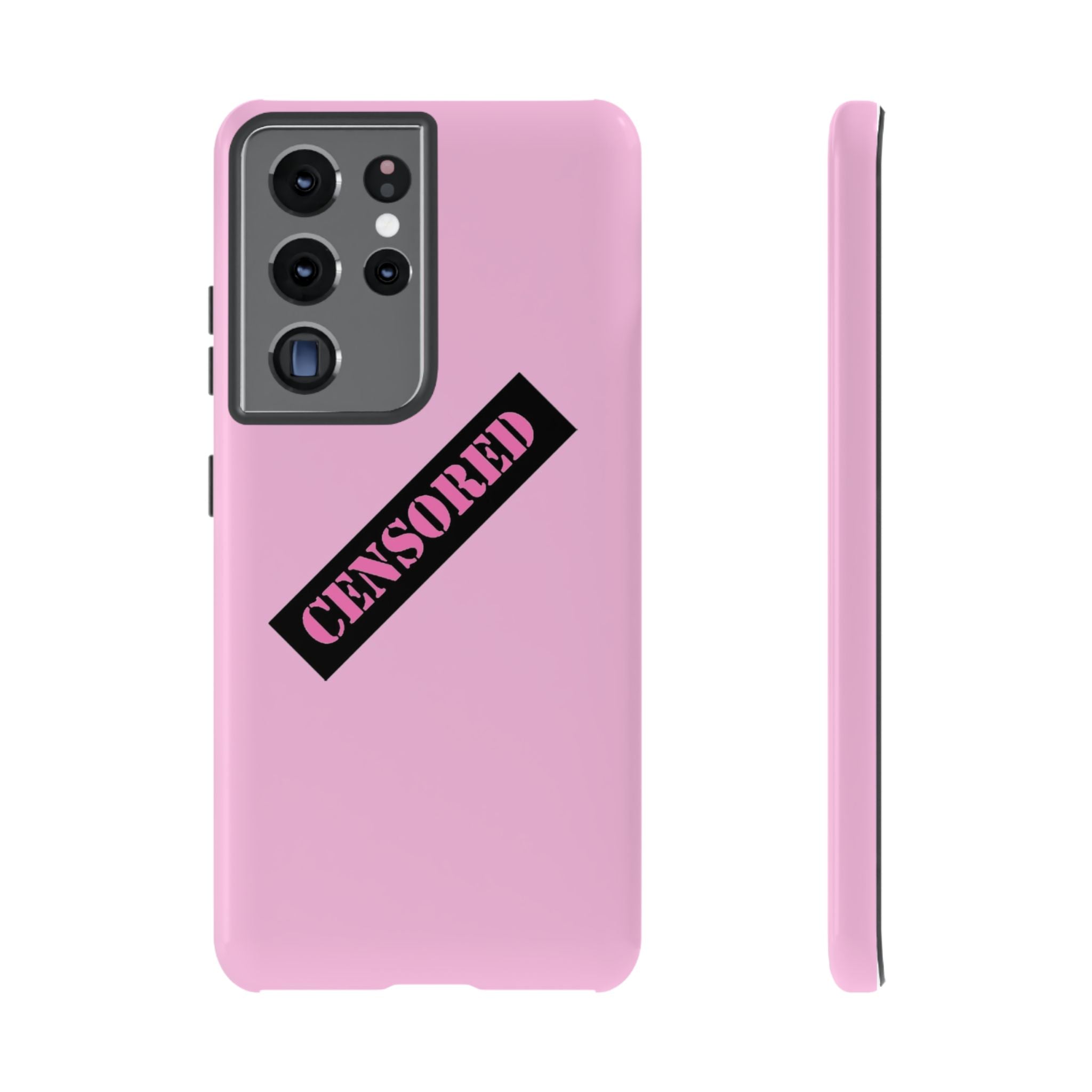 Censored Phone Case - Tough Cases, Cute Phone Cover, Unique Gift, Funny Phone Accessories, Trendy Tech Gear