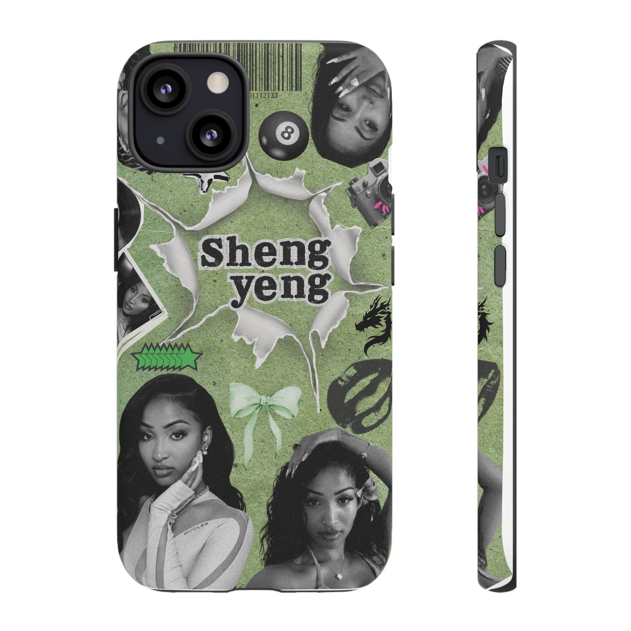 Trendy Phone Case with Unique Black and Green Design, Artistic Phone Cover, Customizable Phone Shell, Vintage Style Case, Gift for [...]