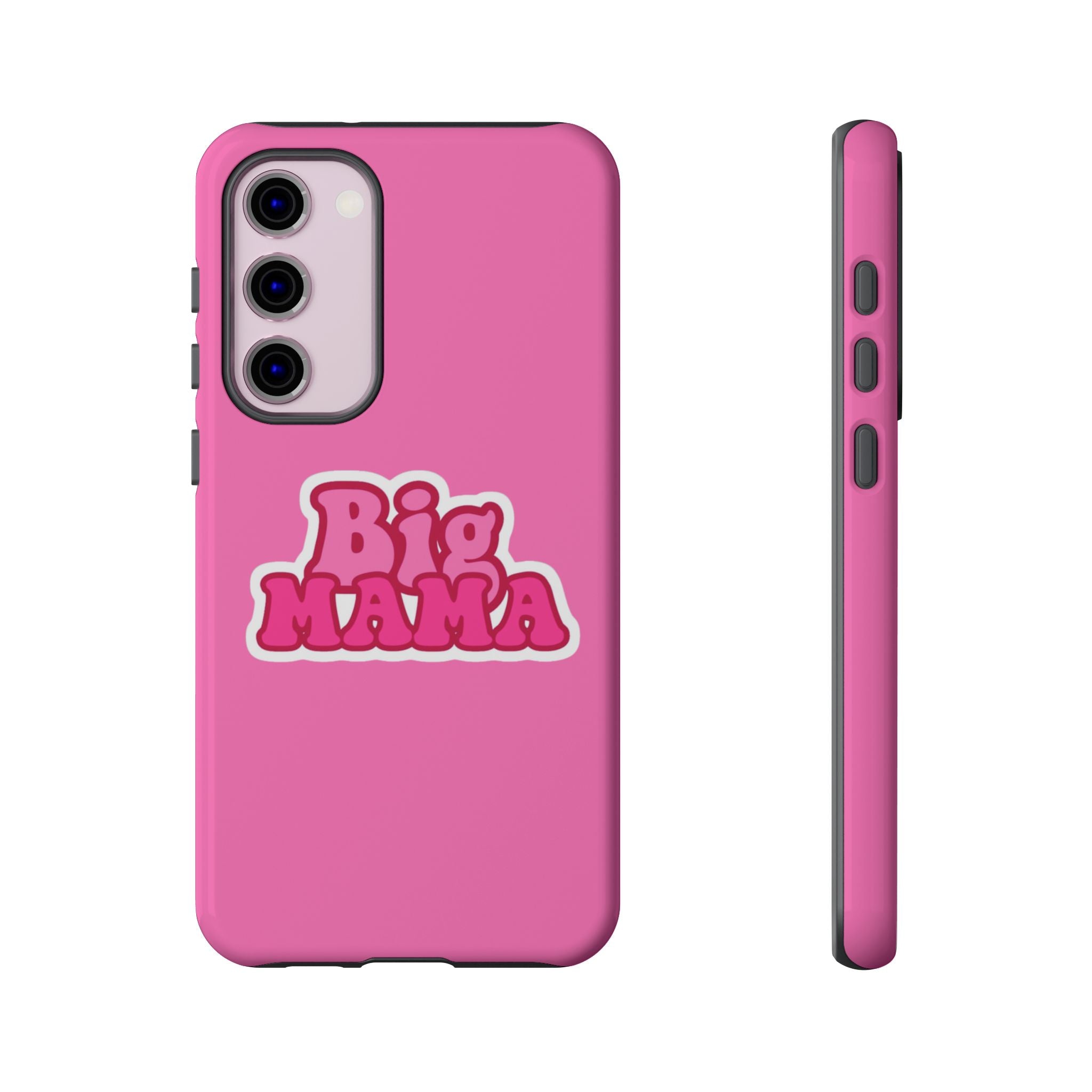 Big Mama Phone Case - Cute Pink Tough Case for Moms, Fun Gift for Mother's Day, Stylish Phone Cover, Unique Smartphone Accessory