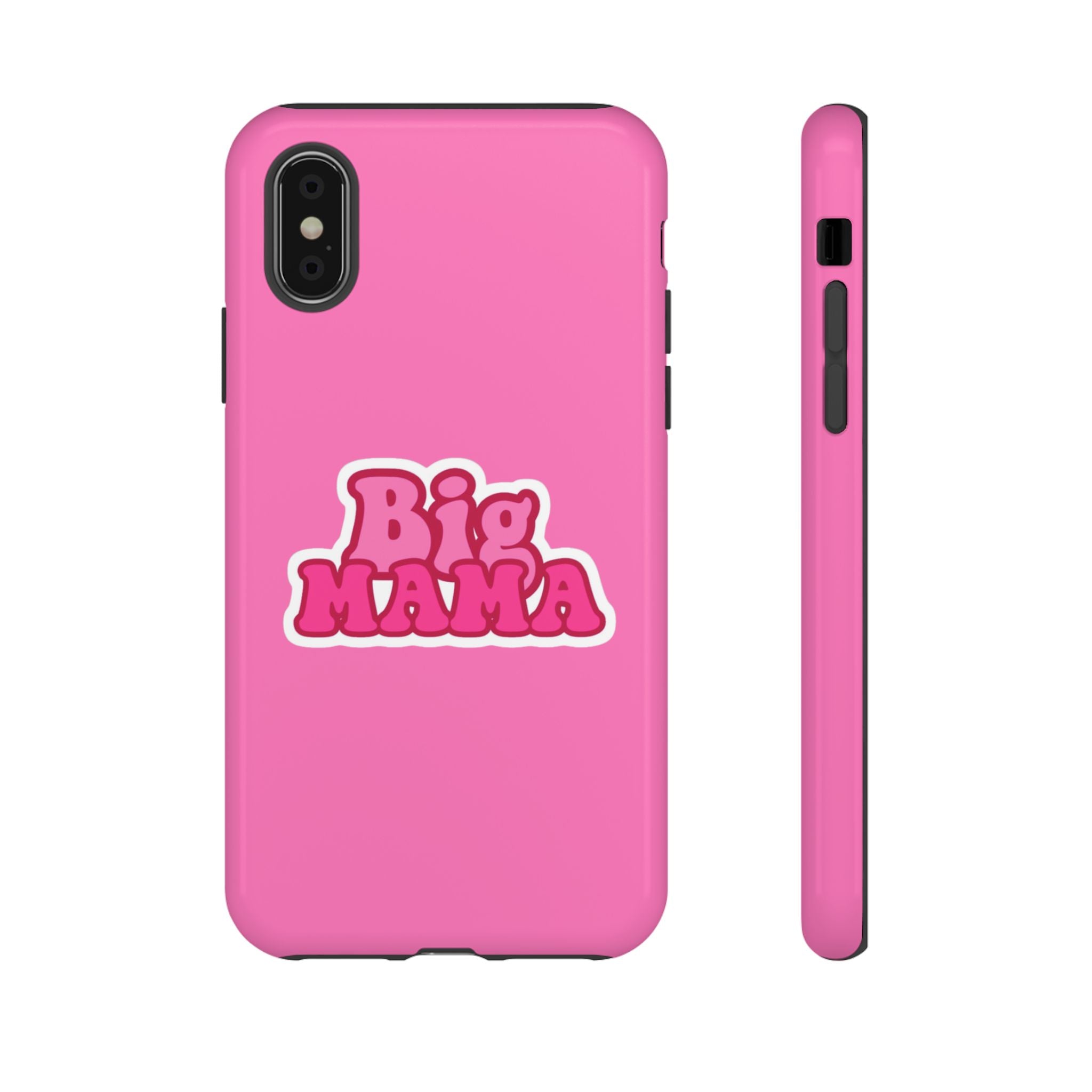 Big Mama Phone Case - Cute Pink Tough Case for Moms, Fun Gift for Mother's Day, Stylish Phone Cover, Unique Smartphone Accessory