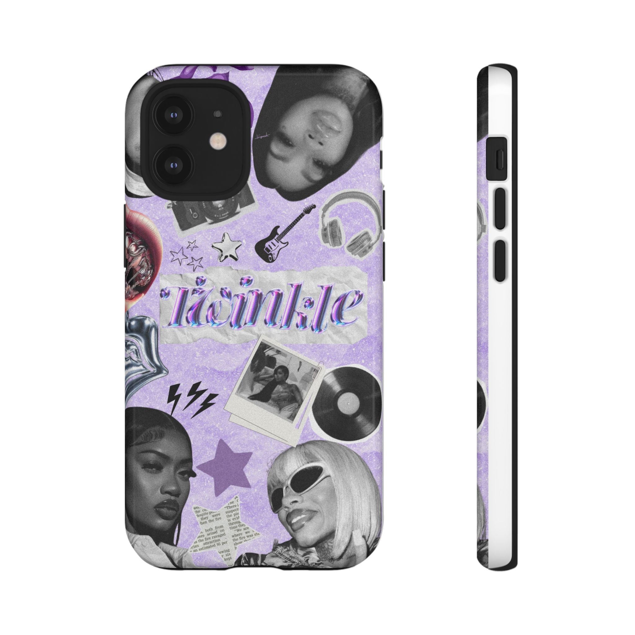 Trendy Phone Case with Retro Design, Cool Phone Cover for Music Lovers, Unique Gift for Teens, Birthday Gift, Stylish Accessories