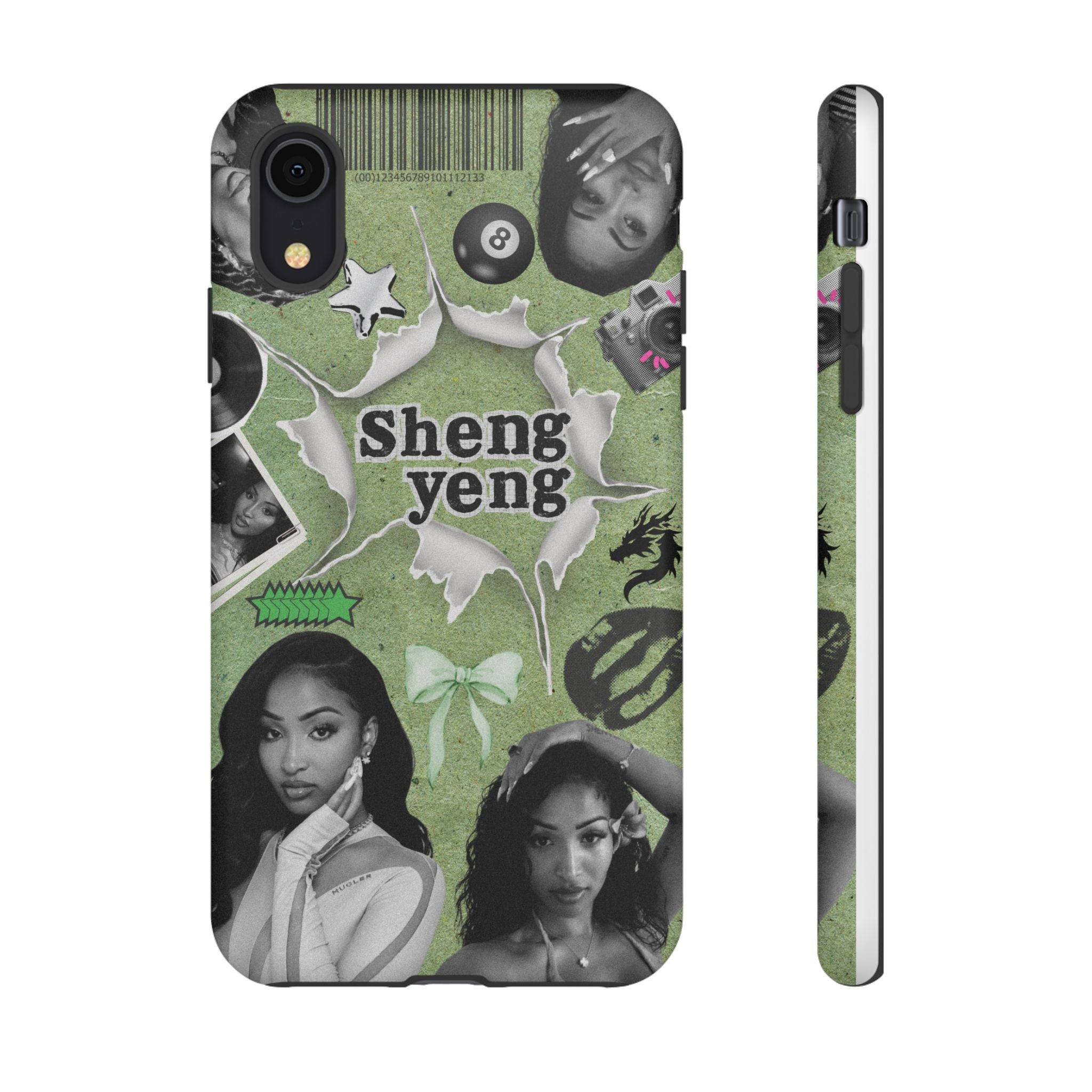 Trendy Phone Case with Unique Black and Green Design, Artistic Phone Cover, Customizable Phone Shell, Vintage Style Case, Gift for [...]