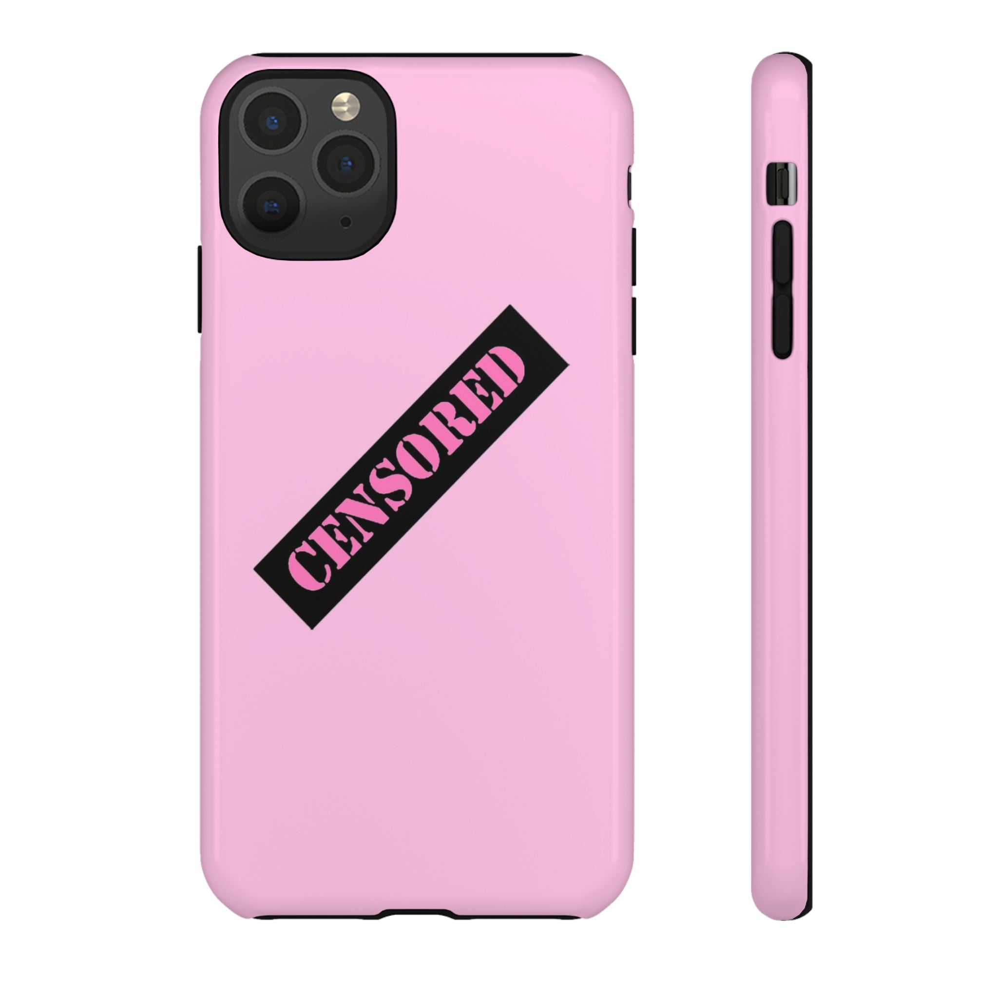 Censored Phone Case - Tough Cases, Cute Phone Cover, Unique Gift, Funny Phone Accessories, Trendy Tech Gear
