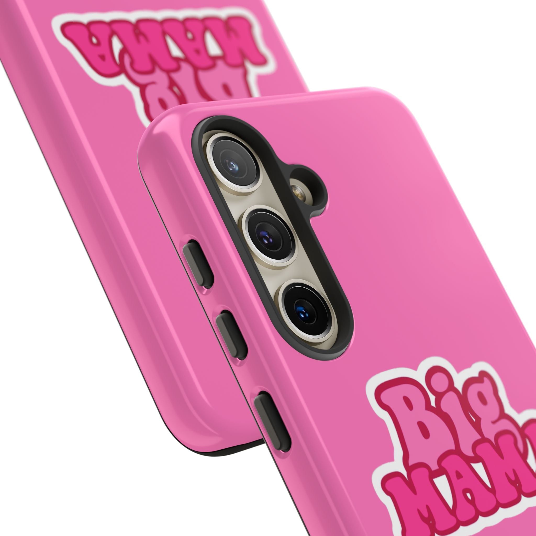 Big Mama Phone Case - Cute Pink Tough Case for Moms, Fun Gift for Mother's Day, Stylish Phone Cover, Unique Smartphone Accessory