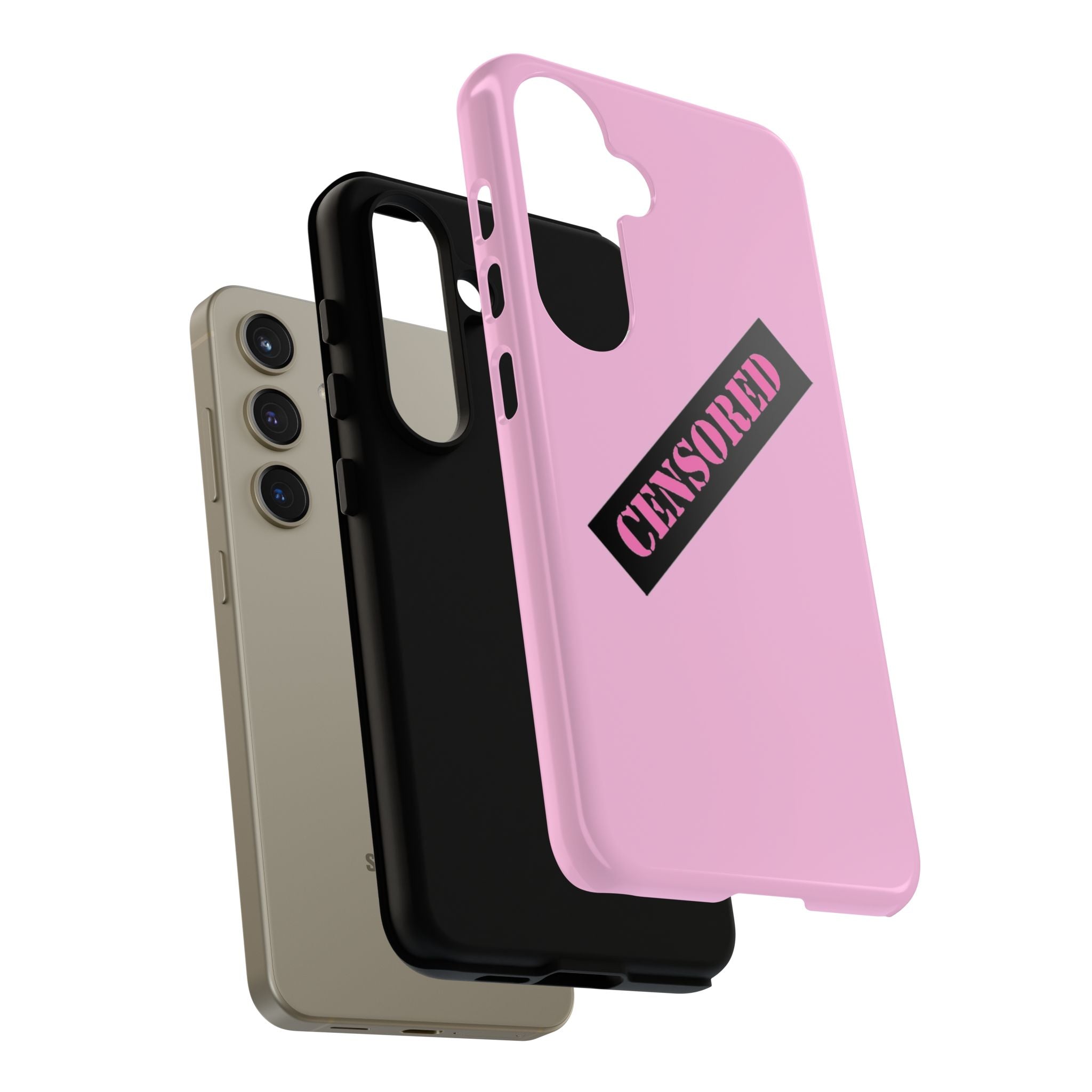 Censored Phone Case - Tough Cases, Cute Phone Cover, Unique Gift, Funny Phone Accessories, Trendy Tech Gear