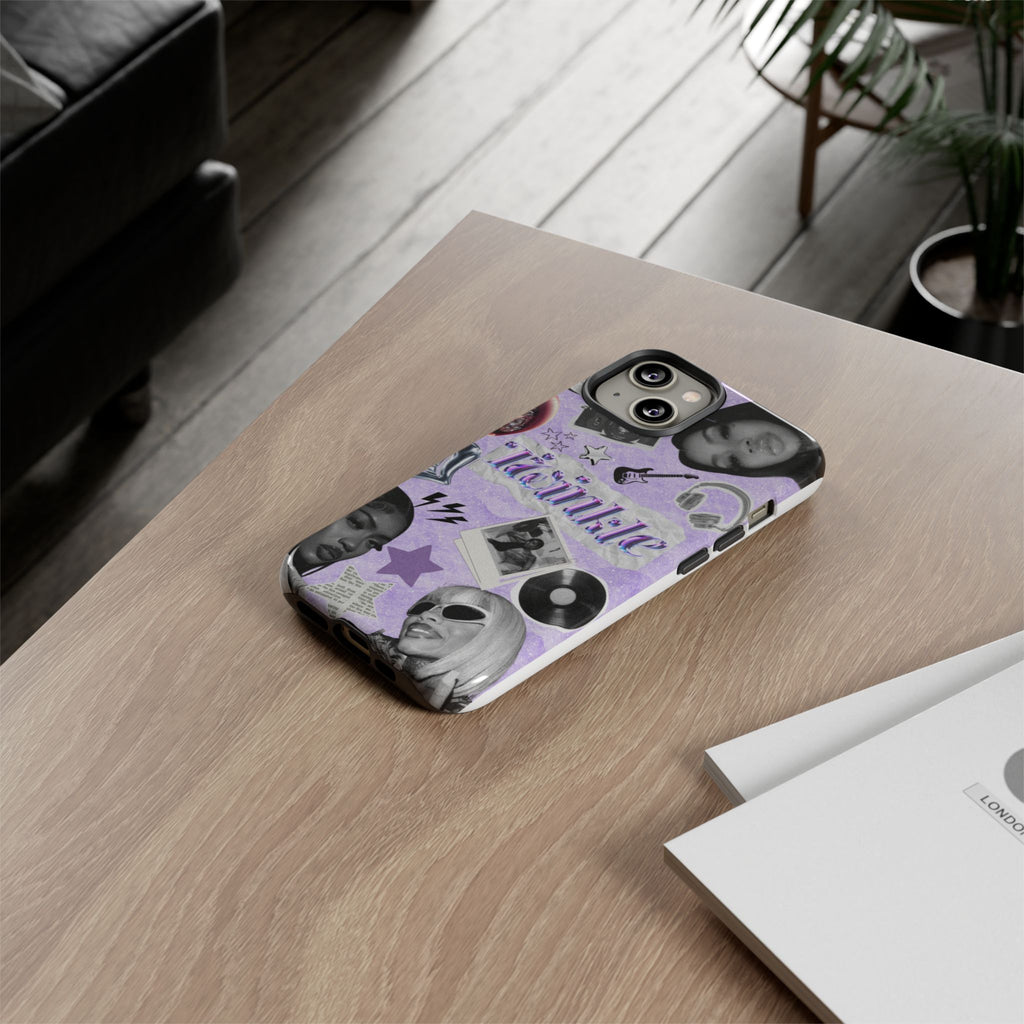 Trendy Phone Case with Retro Design, Cool Phone Cover for Music Lovers, Unique Gift for Teens, Birthday Gift, Stylish Accessories