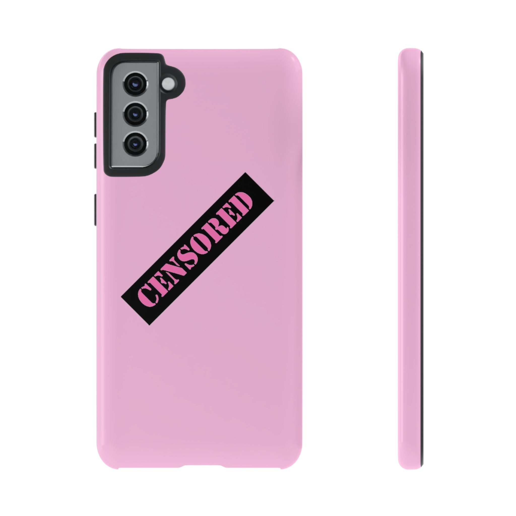 Censored Phone Case - Tough Cases, Cute Phone Cover, Unique Gift, Funny Phone Accessories, Trendy Tech Gear