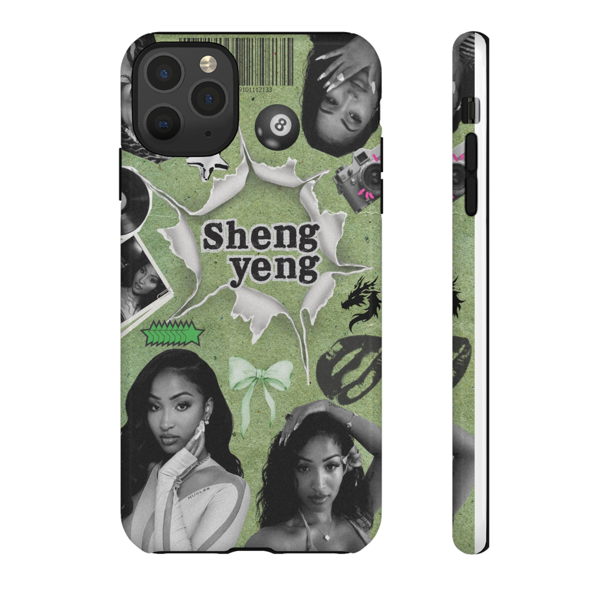 Trendy Phone Case with Unique Black and Green Design, Artistic Phone Cover, Customizable Phone Shell, Vintage Style Case, Gift for [...]