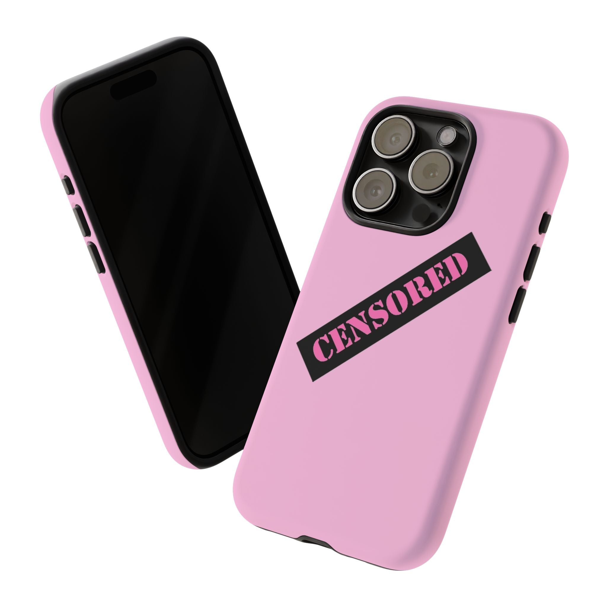 Censored Phone Case - Tough Cases, Cute Phone Cover, Unique Gift, Funny Phone Accessories, Trendy Tech Gear