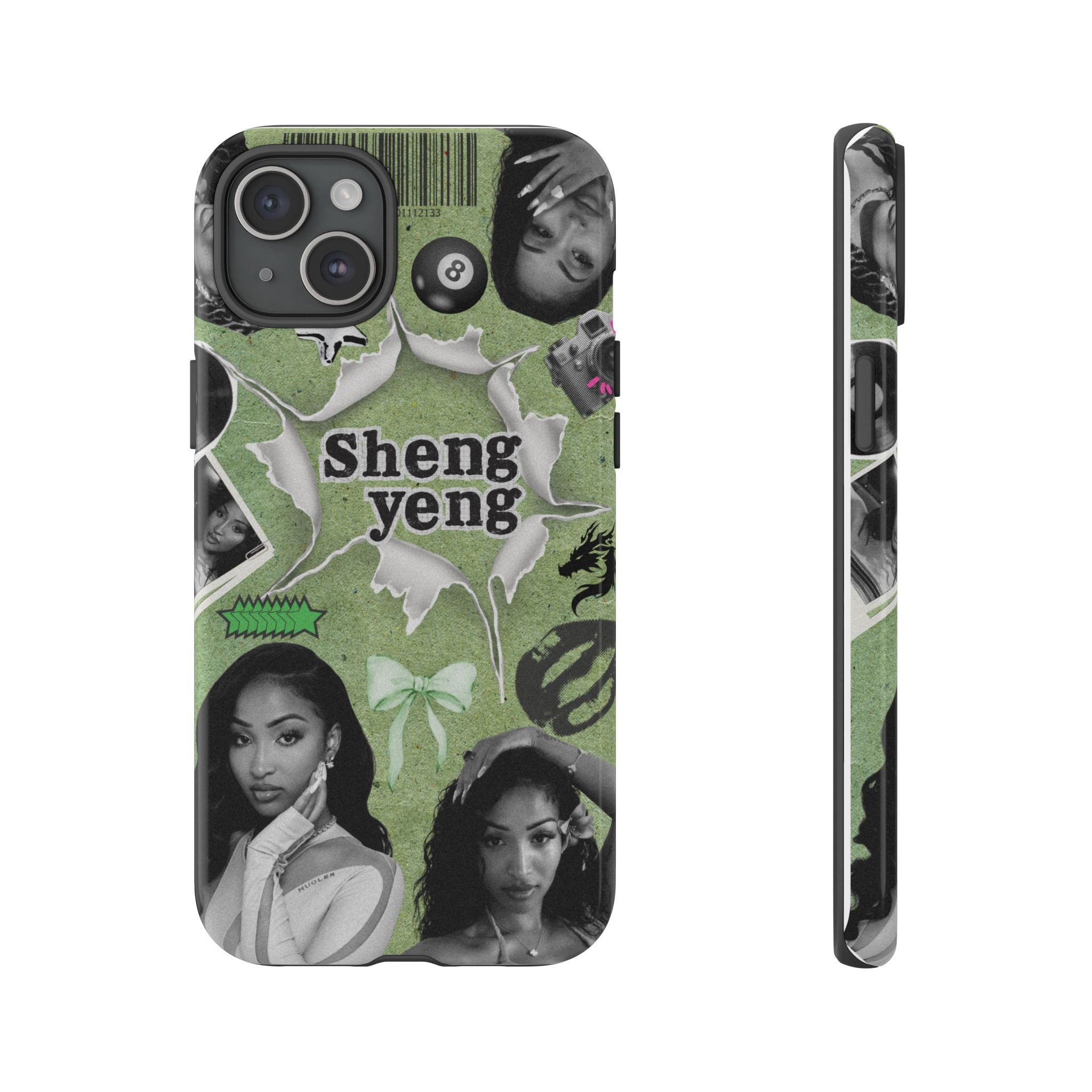 Trendy Phone Case with Unique Black and Green Design, Artistic Phone Cover, Customizable Phone Shell, Vintage Style Case, Gift for [...]