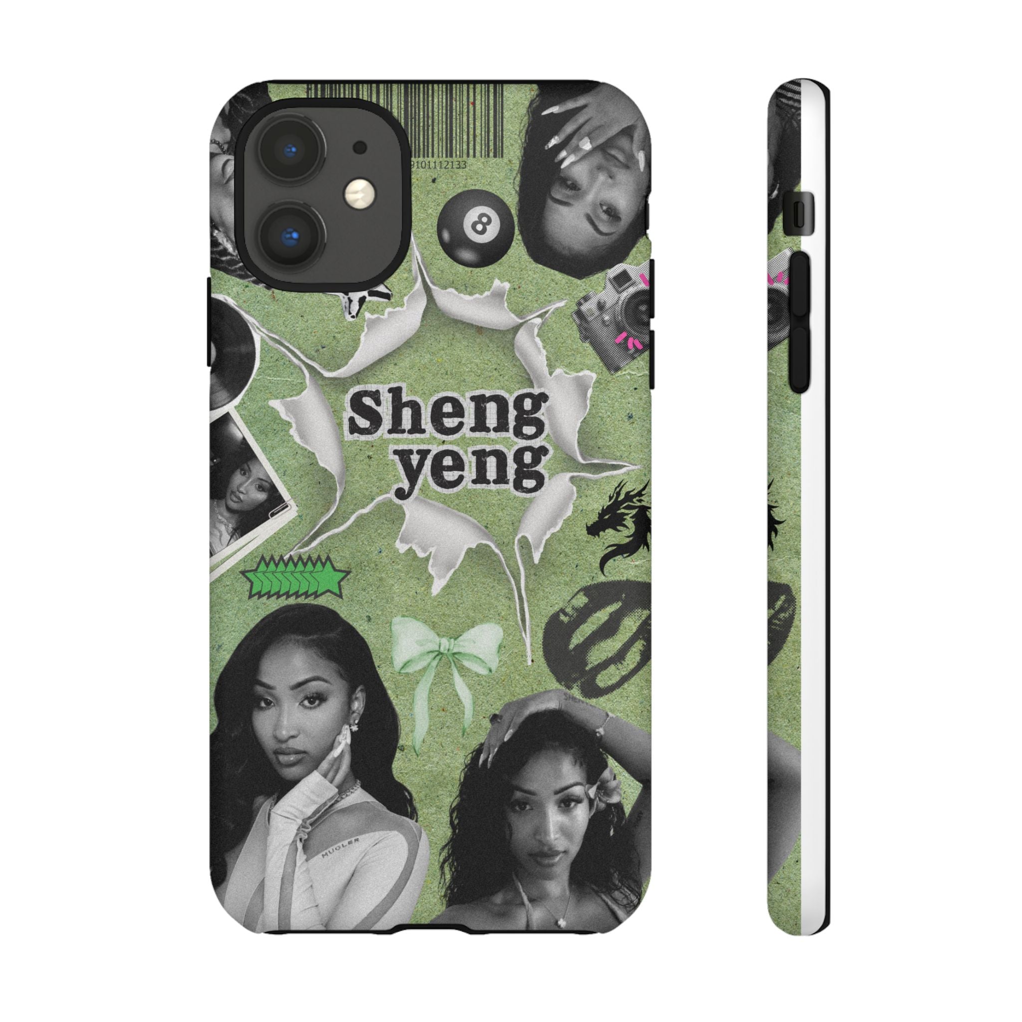 Trendy Phone Case with Unique Black and Green Design, Artistic Phone Cover, Customizable Phone Shell, Vintage Style Case, Gift for [...]