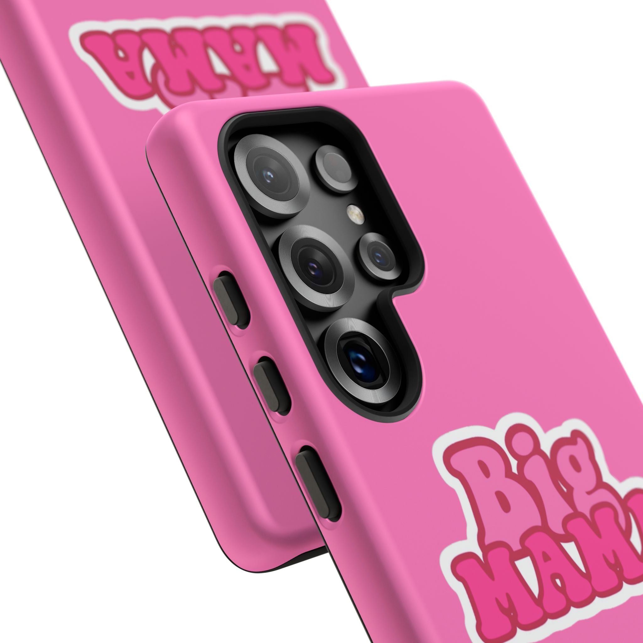 Big Mama Phone Case - Cute Pink Tough Case for Moms, Fun Gift for Mother's Day, Stylish Phone Cover, Unique Smartphone Accessory