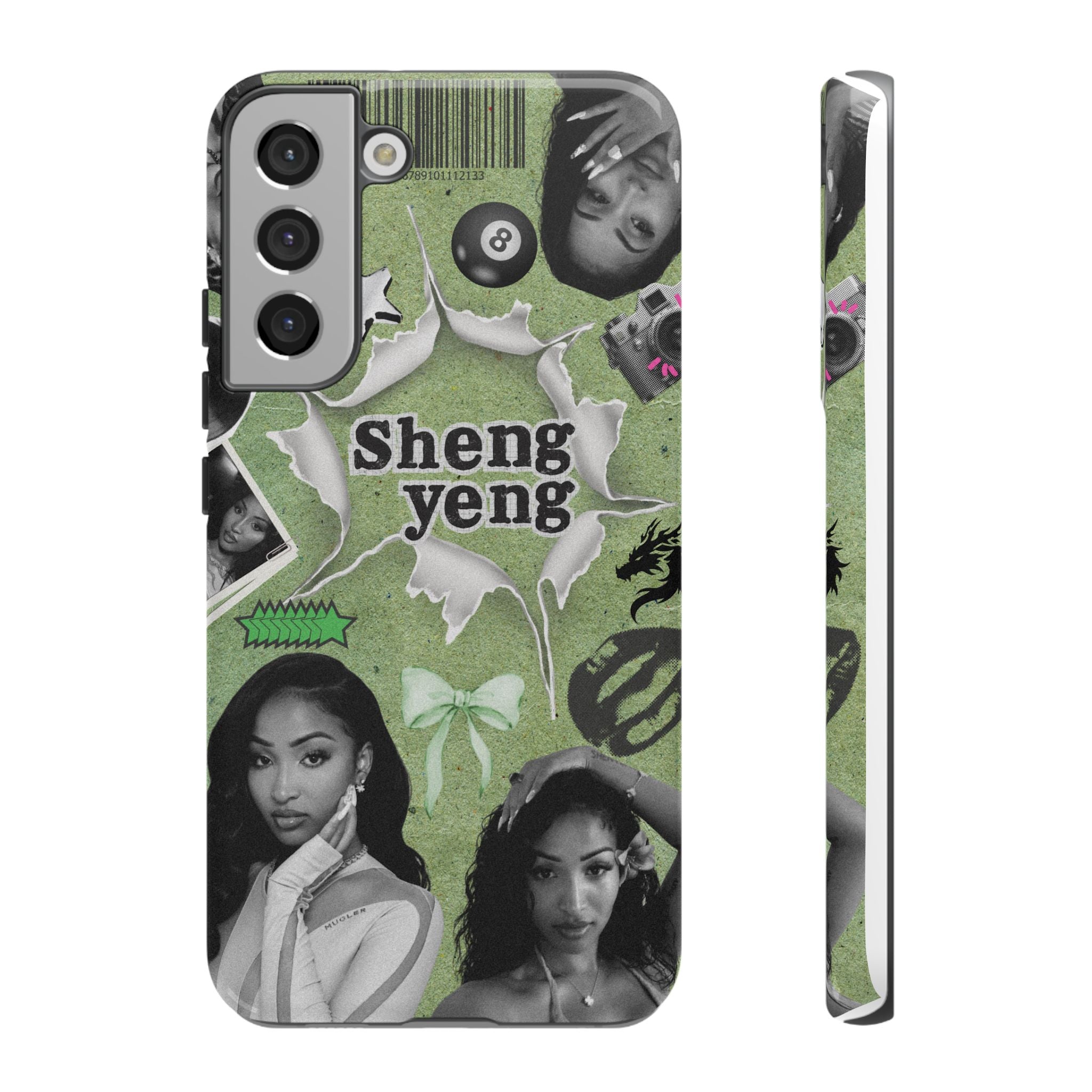 Trendy Phone Case with Unique Black and Green Design, Artistic Phone Cover, Customizable Phone Shell, Vintage Style Case, Gift for [...]