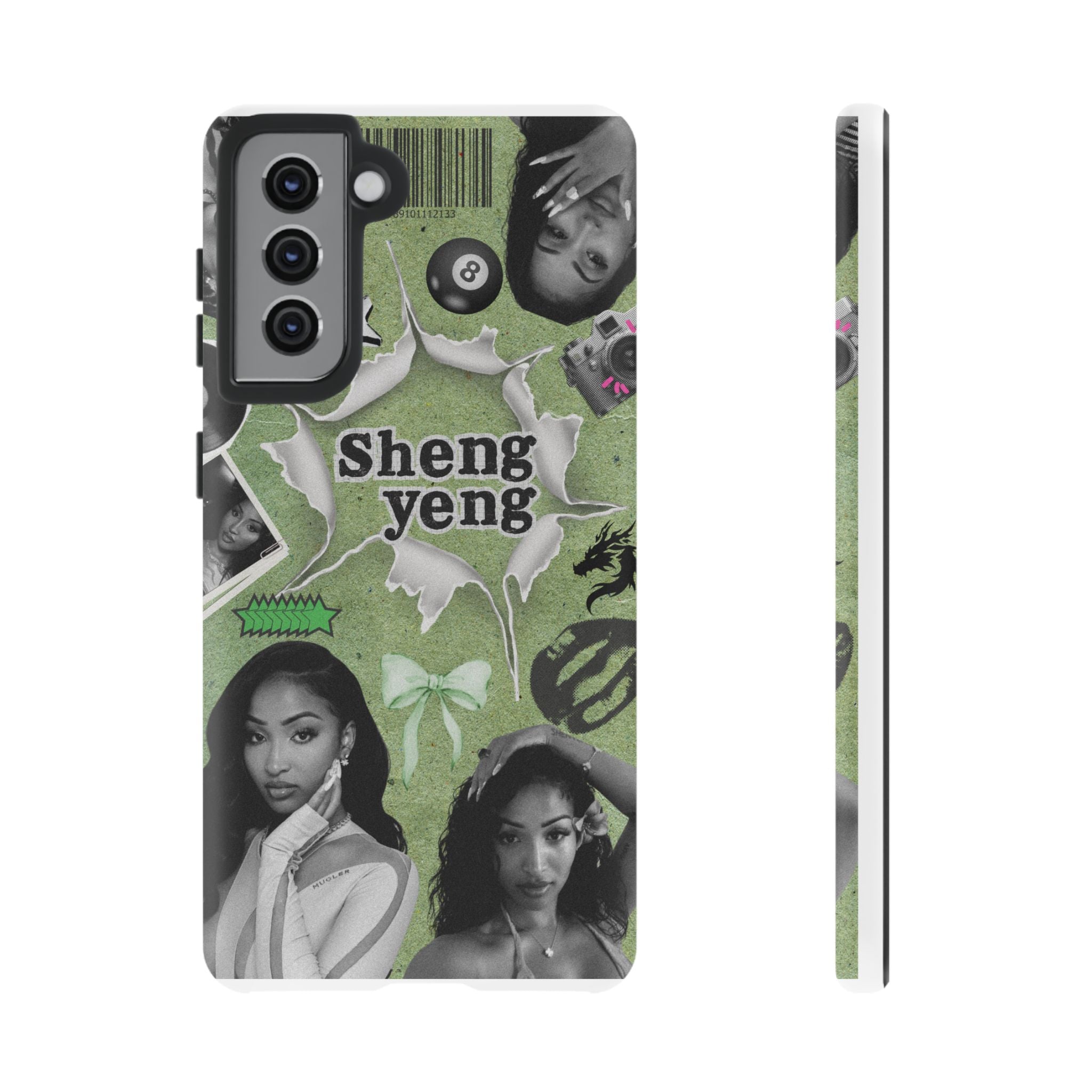 Trendy Phone Case with Unique Black and Green Design, Artistic Phone Cover, Customizable Phone Shell, Vintage Style Case, Gift for [...]