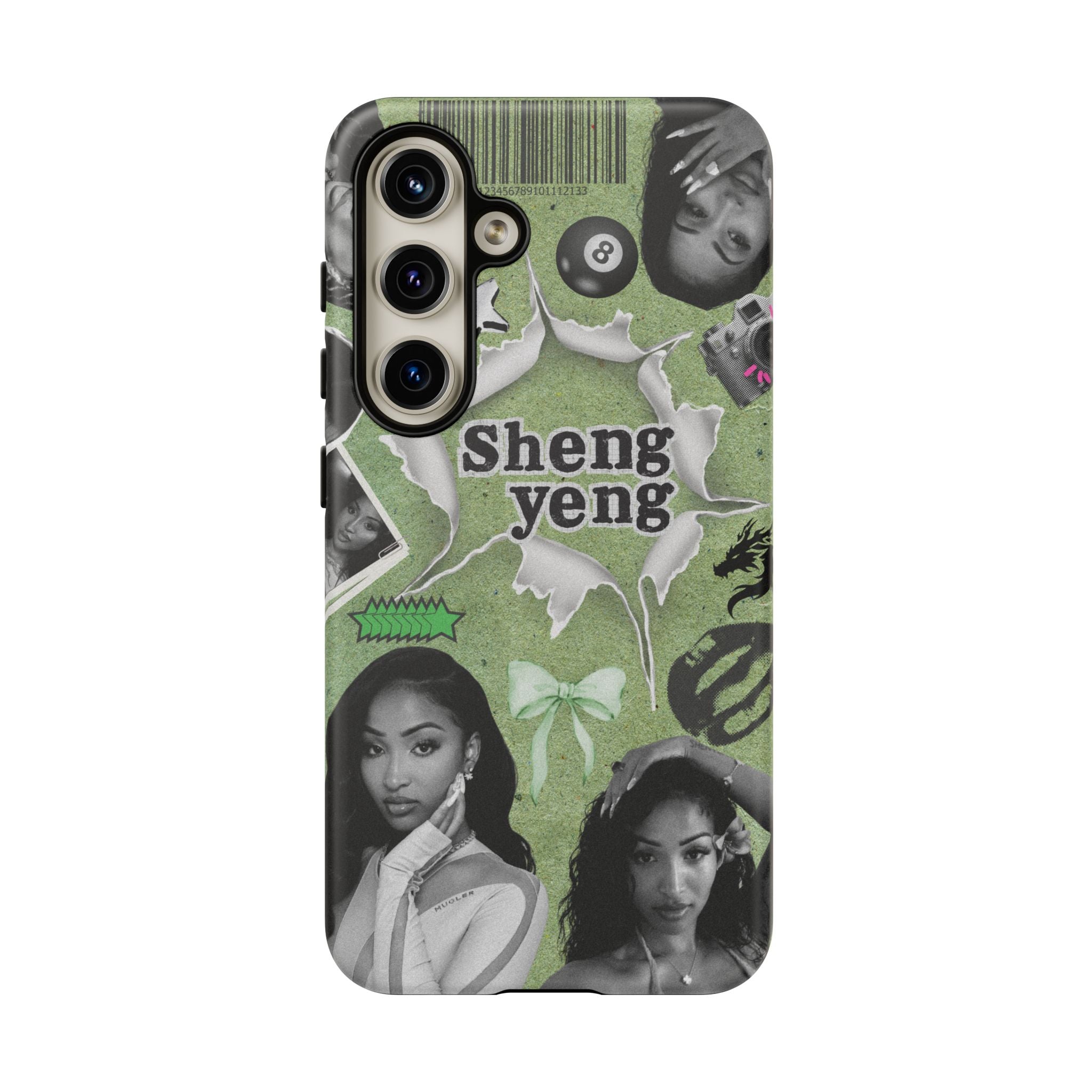 Trendy Phone Case with Unique Black and Green Design, Artistic Phone Cover, Customizable Phone Shell, Vintage Style Case, Gift for [...]