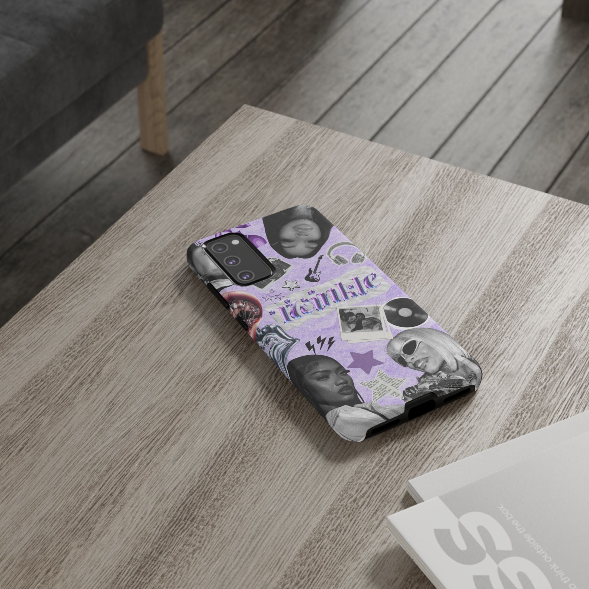 Trendy Phone Case with Retro Design, Cool Phone Cover for Music Lovers, Unique Gift for Teens, Birthday Gift, Stylish Accessories