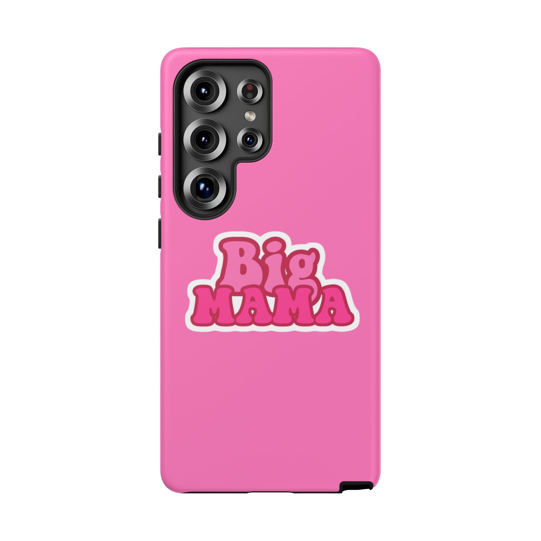 Big Mama Phone Case - Cute Pink Tough Case for Moms, Fun Gift for Mother's Day, Stylish Phone Cover, Unique Smartphone Accessory