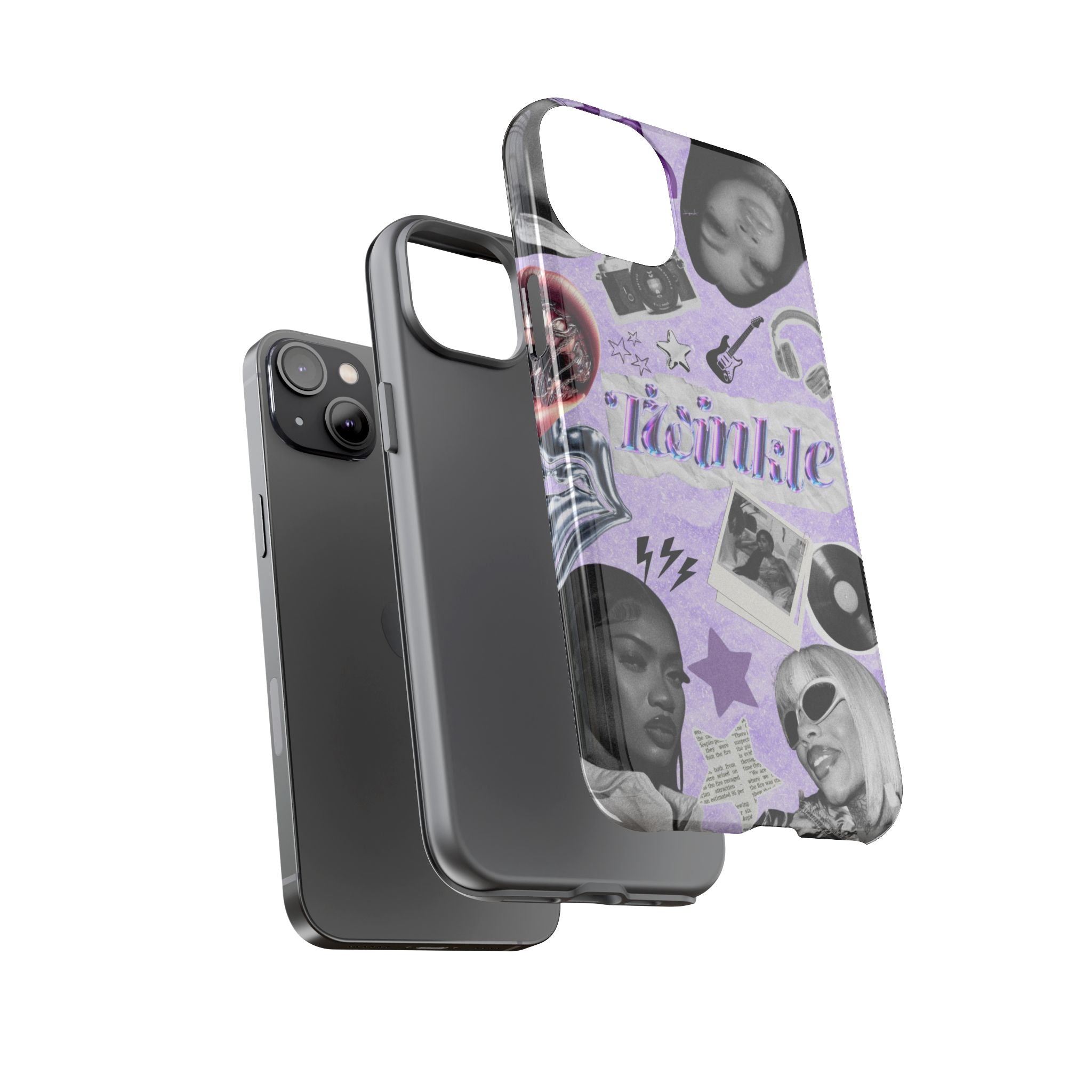 Trendy Phone Case with Retro Design, Cool Phone Cover for Music Lovers, Unique Gift for Teens, Birthday Gift, Stylish Accessories