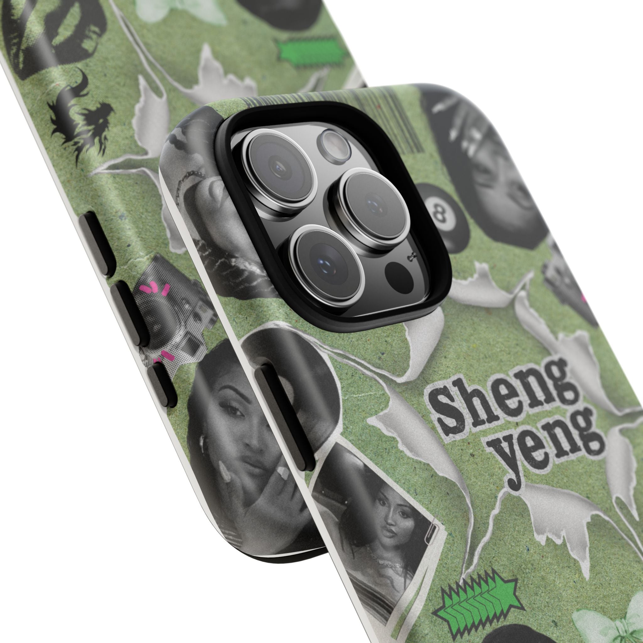 Trendy Phone Case with Unique Black and Green Design, Artistic Phone Cover, Customizable Phone Shell, Vintage Style Case, Gift for [...]