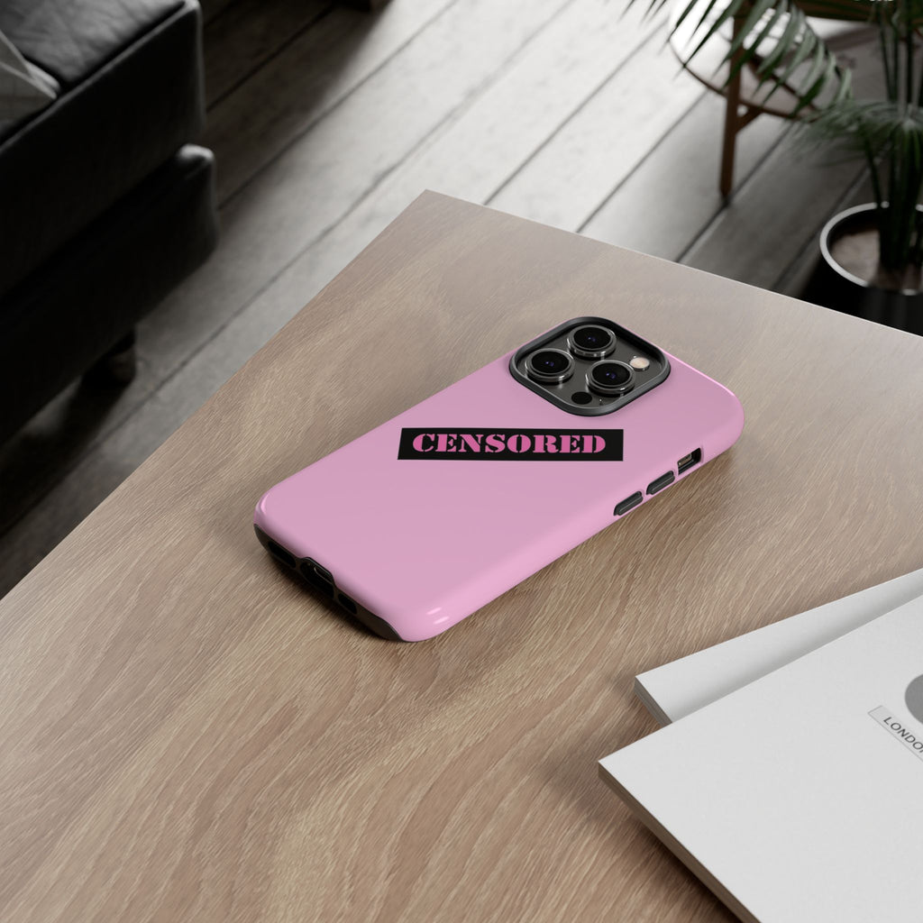 Censored Phone Case - Tough Cases, Cute Phone Cover, Unique Gift, Funny Phone Accessories, Trendy Tech Gear