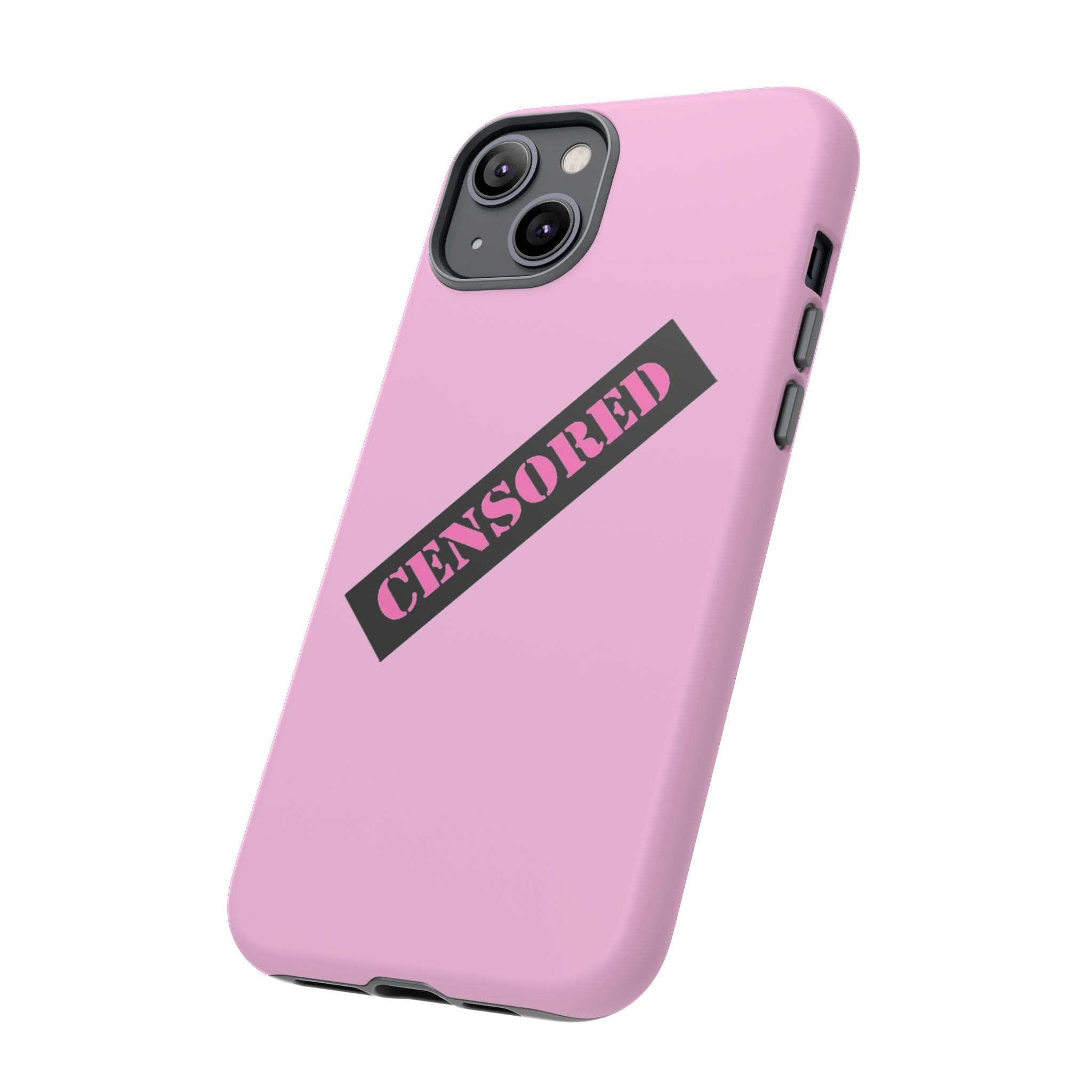Censored Phone Case - Tough Cases, Cute Phone Cover, Unique Gift, Funny Phone Accessories, Trendy Tech Gear