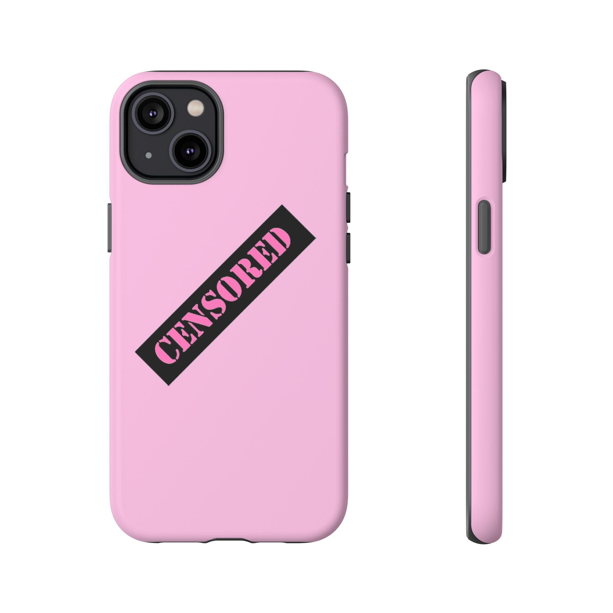 Censored Phone Case - Tough Cases, Cute Phone Cover, Unique Gift, Funny Phone Accessories, Trendy Tech Gear