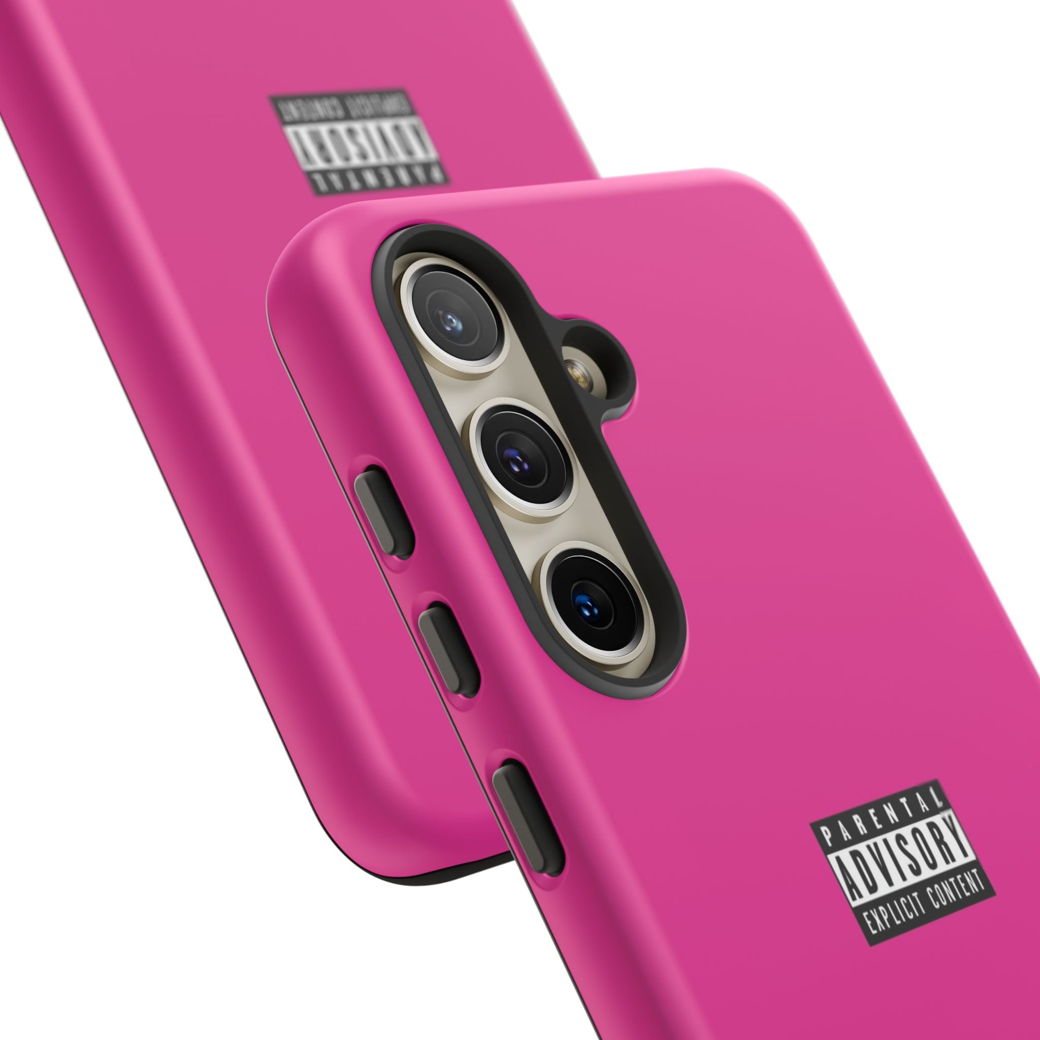 Bold Phone Case, Parental Advisory Phone C'over, Trendy Tech Accessory, Unique Gift for Teens, Vibrant Phone Protection