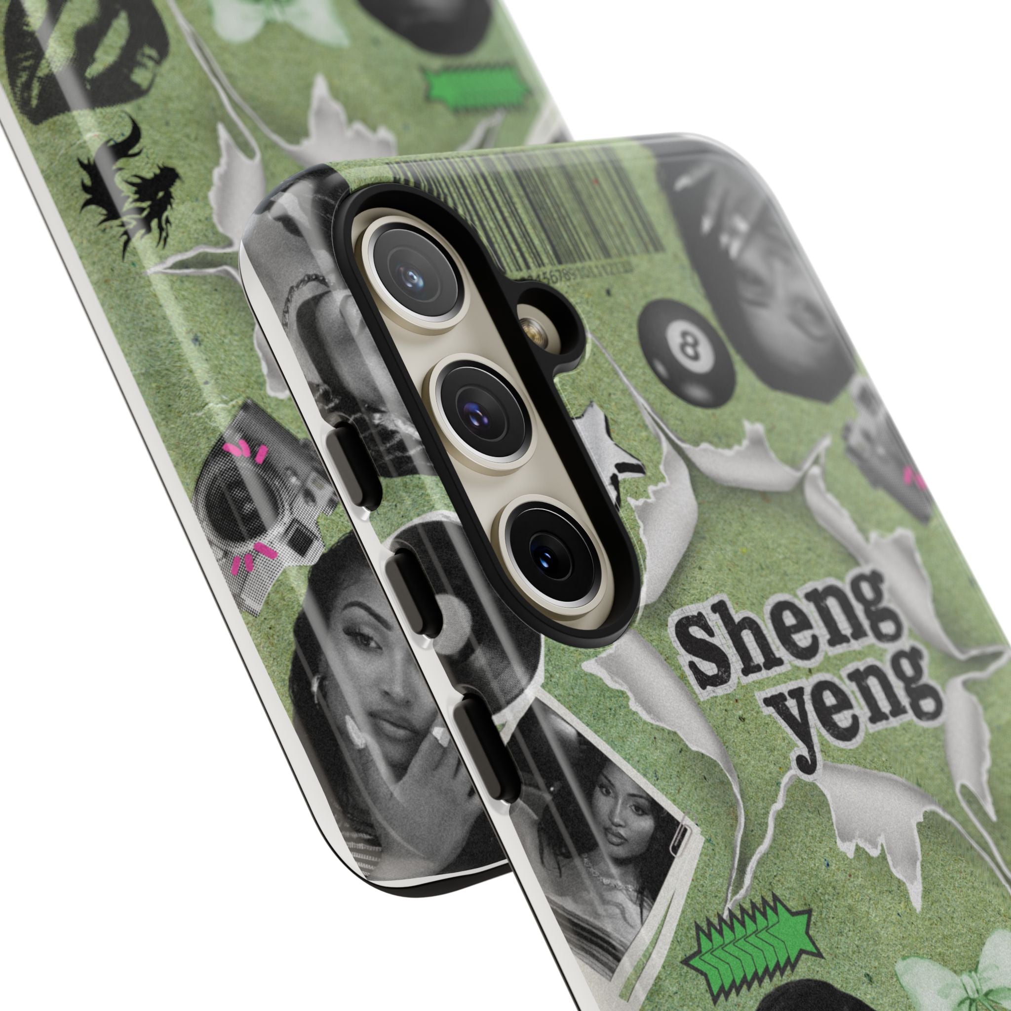 Trendy Phone Case with Unique Black and Green Design, Artistic Phone Cover, Customizable Phone Shell, Vintage Style Case, Gift for [...]