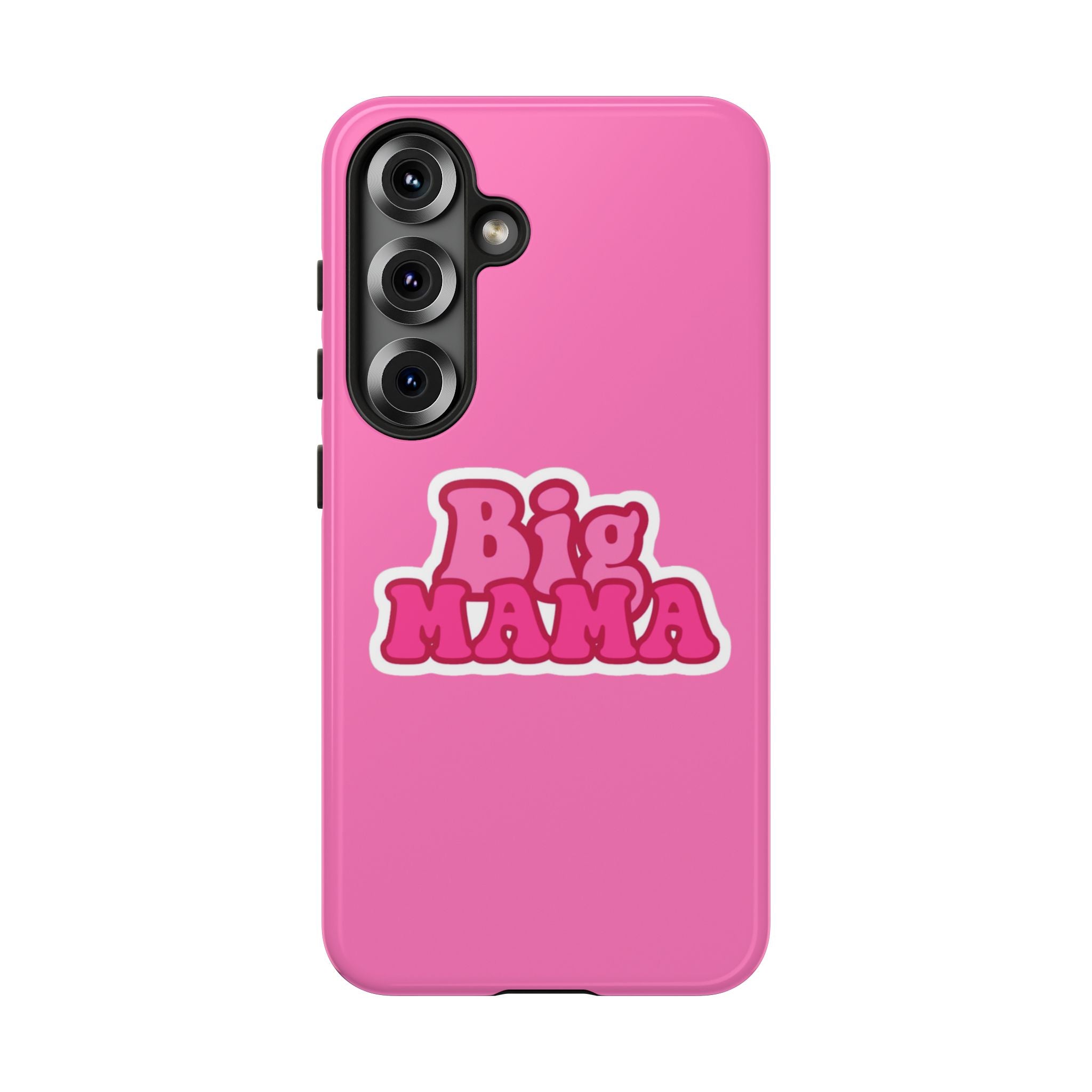 Big Mama Phone Case - Cute Pink Tough Case for Moms, Fun Gift for Mother's Day, Stylish Phone Cover, Unique Smartphone Accessory