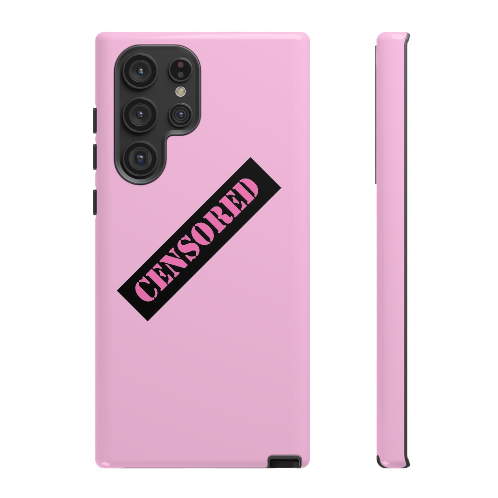 Censored Phone Case - Tough Cases, Cute Phone Cover, Unique Gift, Funny Phone Accessories, Trendy Tech Gear