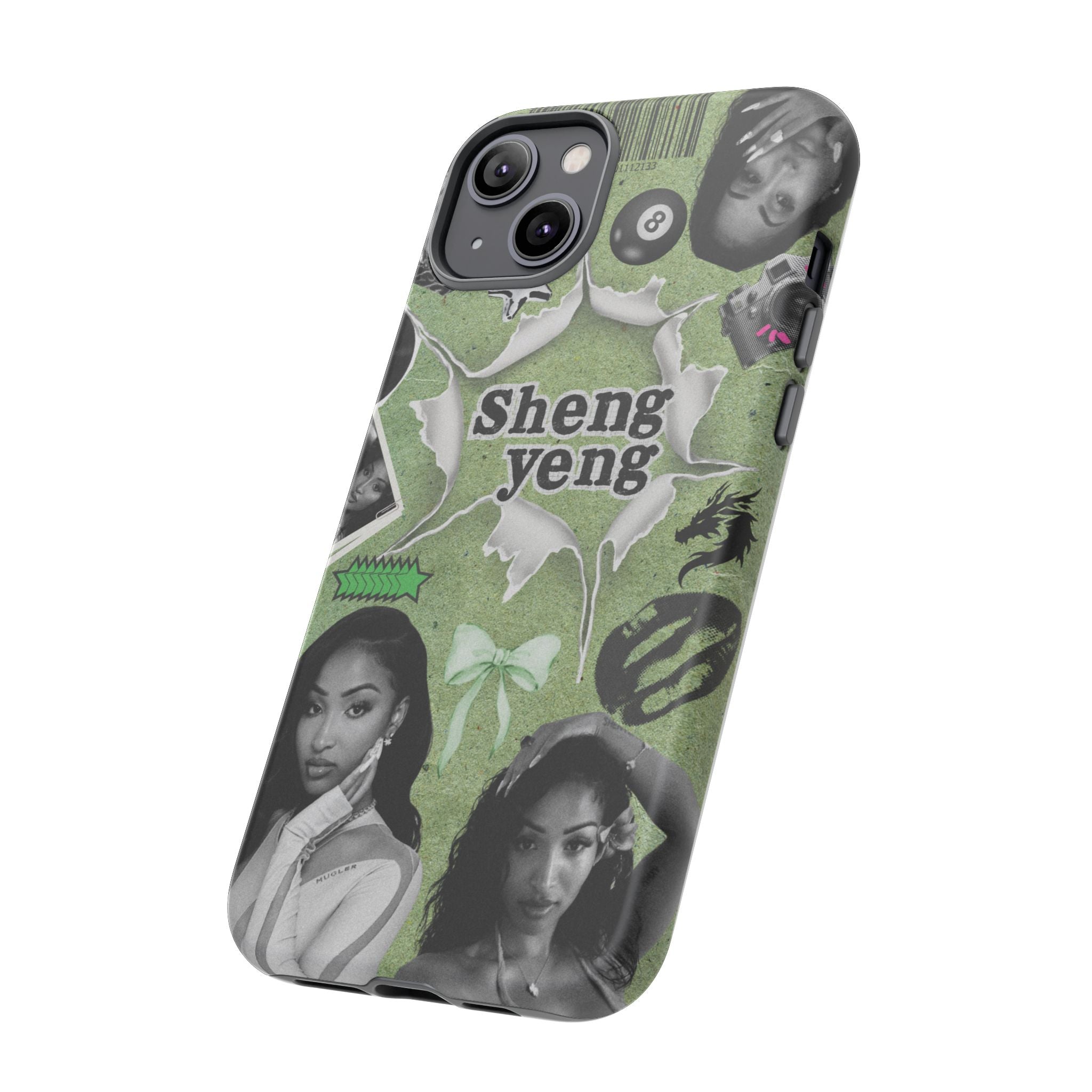 Trendy Phone Case with Unique Black and Green Design, Artistic Phone Cover, Customizable Phone Shell, Vintage Style Case, Gift for [...]