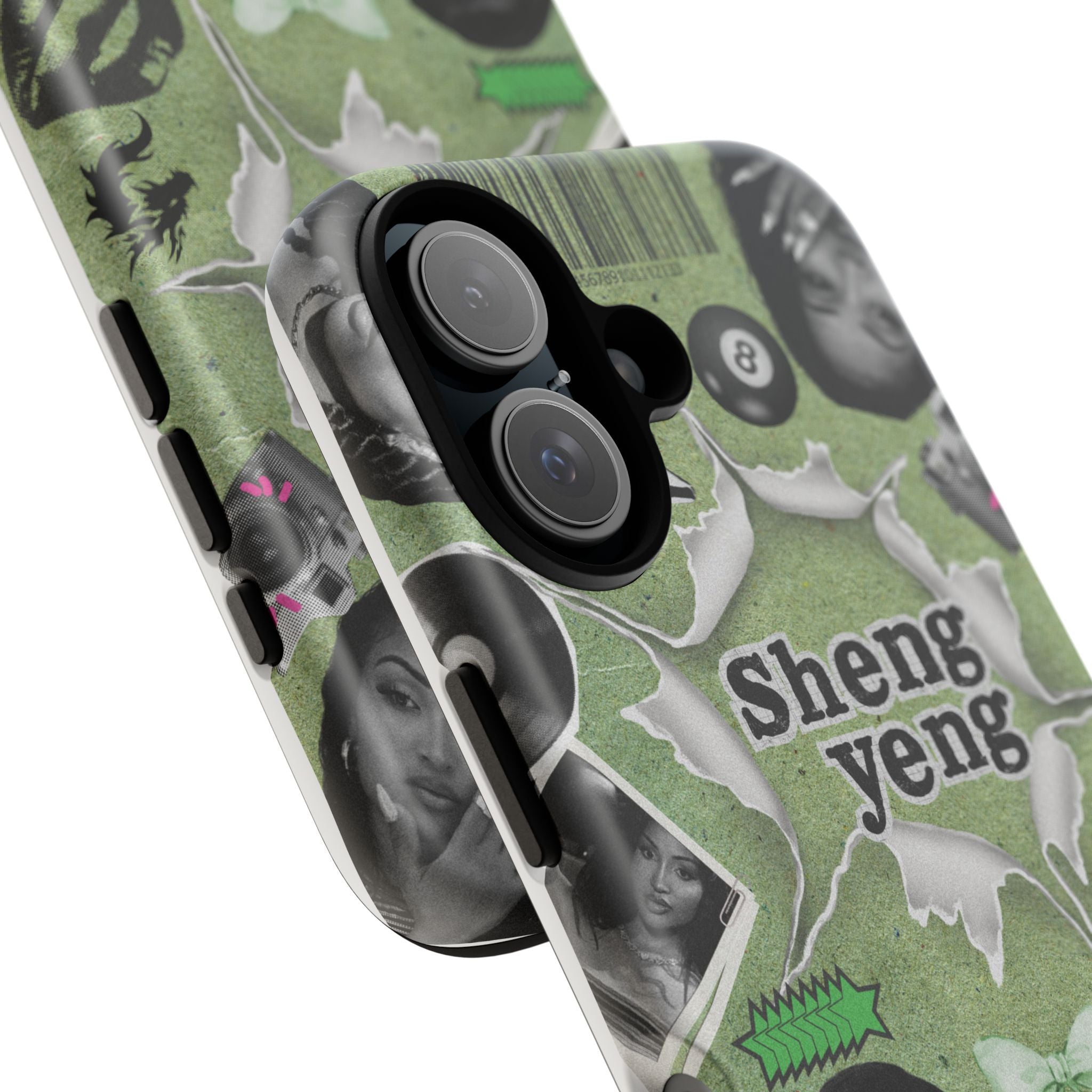 Trendy Phone Case with Unique Black and Green Design, Artistic Phone Cover, Customizable Phone Shell, Vintage Style Case, Gift for [...]