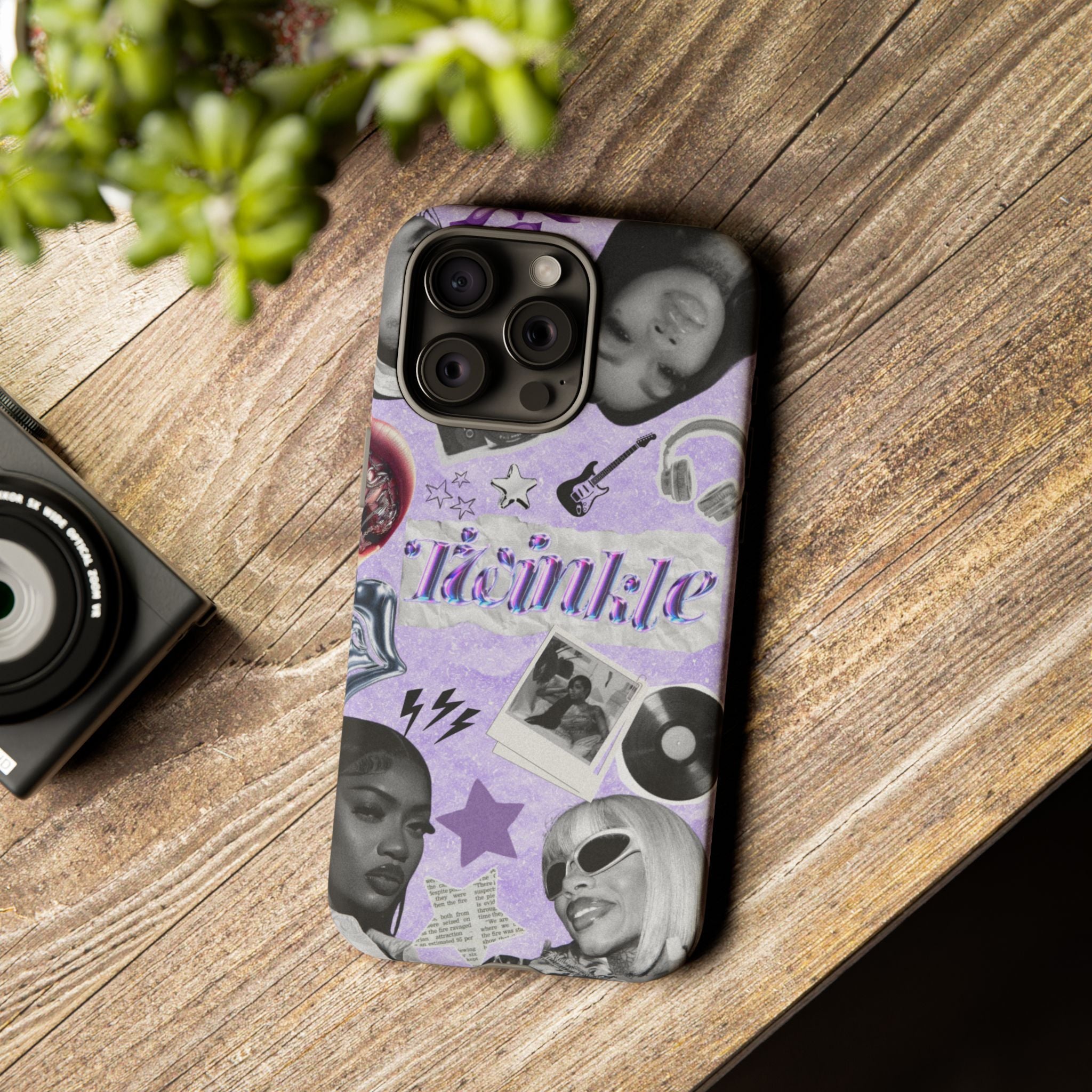 Trendy Phone Case with Retro Design, Cool Phone Cover for Music Lovers, Unique Gift for Teens, Birthday Gift, Stylish Accessories