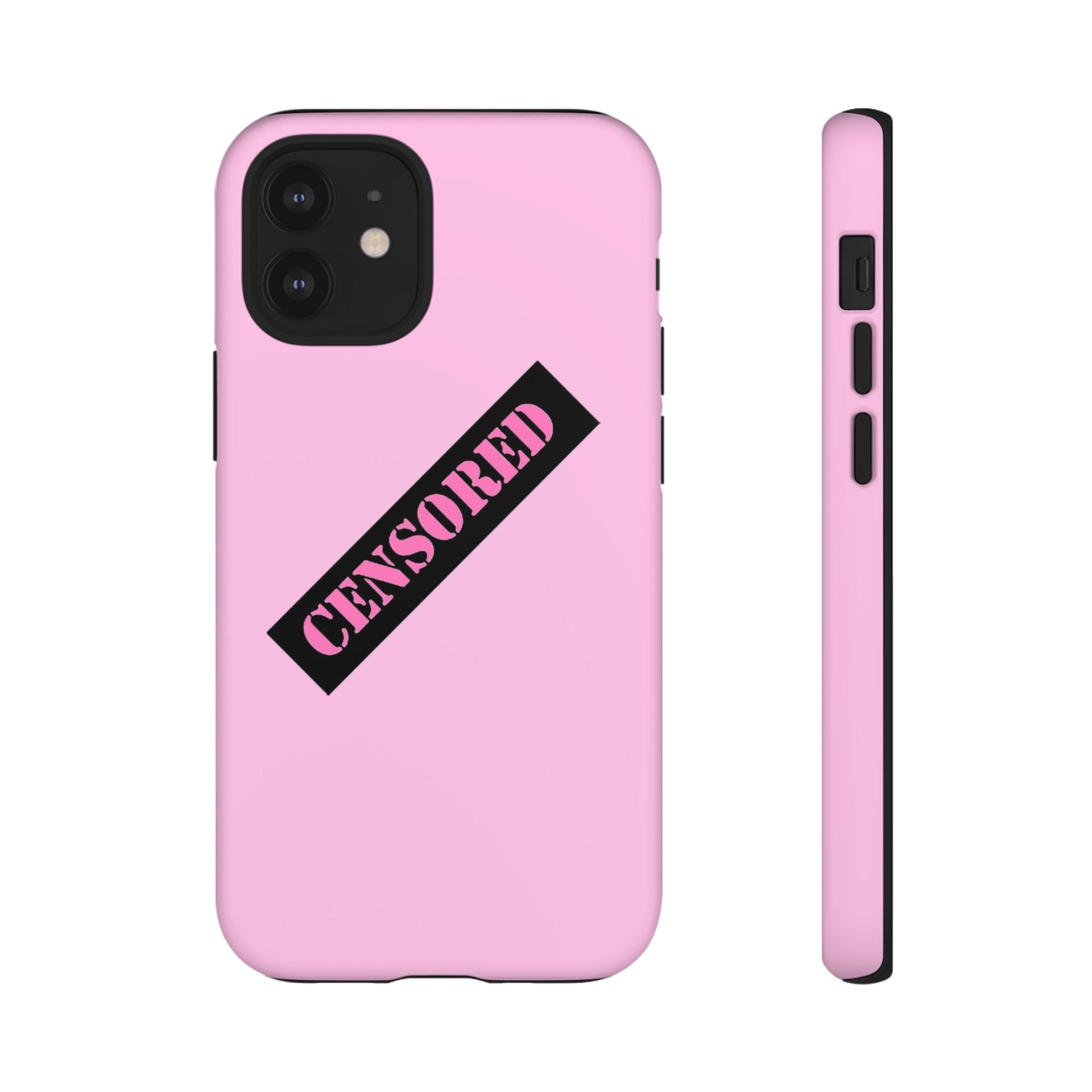 Censored Phone Case - Tough Cases, Cute Phone Cover, Unique Gift, Funny Phone Accessories, Trendy Tech Gear