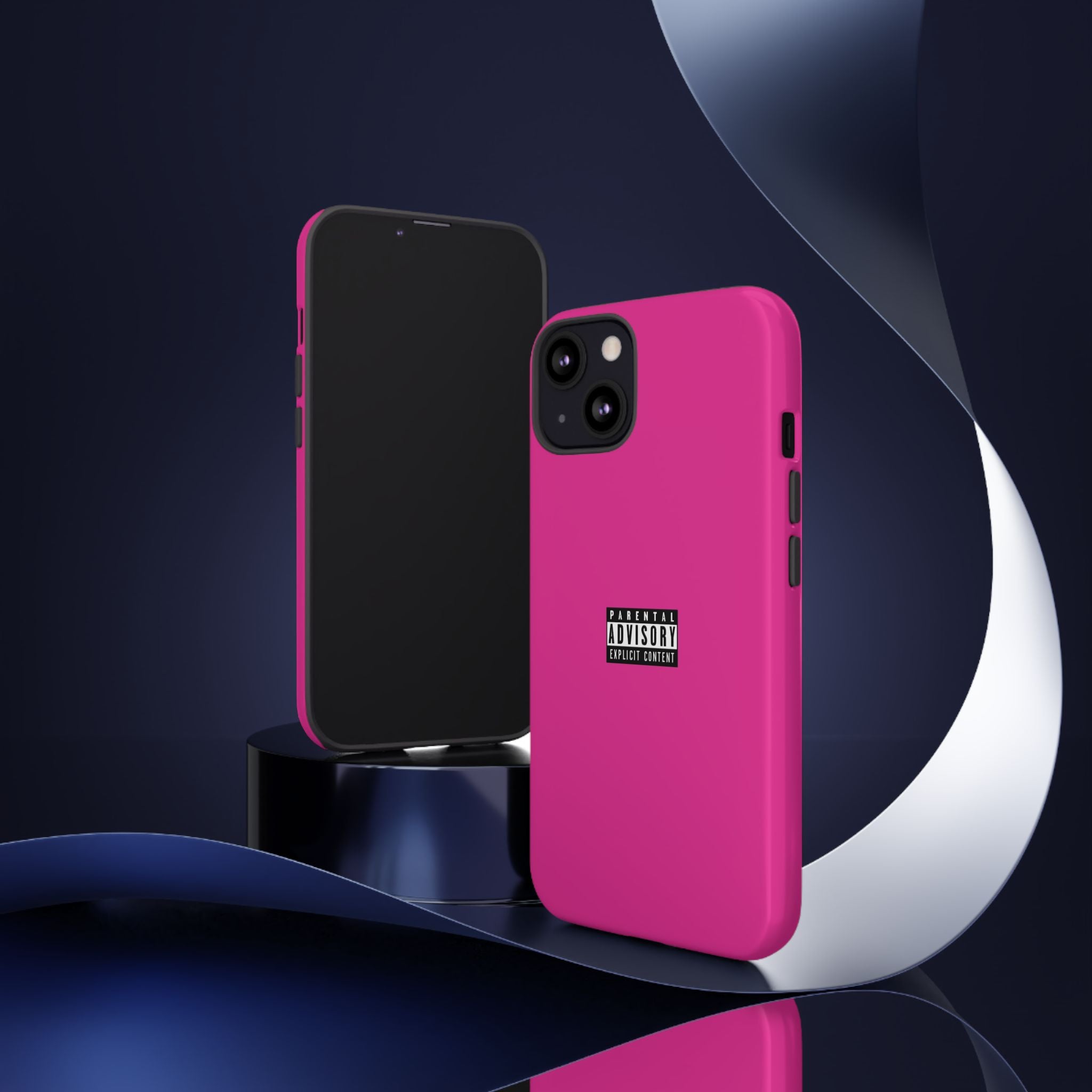 Bold Phone Case, Parental Advisory Phone C'over, Trendy Tech Accessory, Unique Gift for Teens, Vibrant Phone Protection