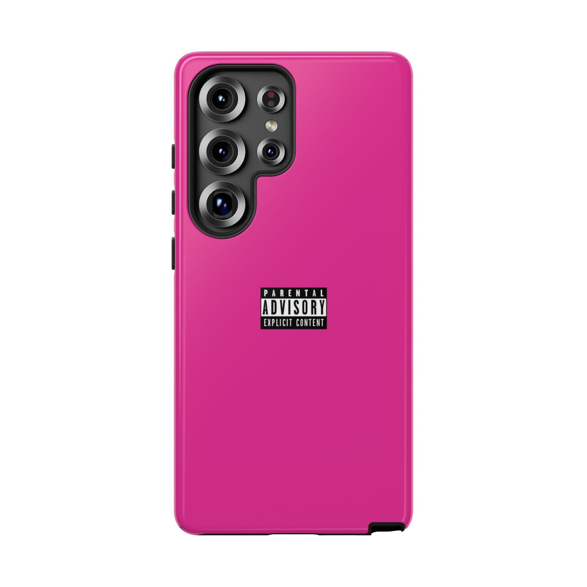 Bold Phone Case, Parental Advisory Phone C'over, Trendy Tech Accessory, Unique Gift for Teens, Vibrant Phone Protection