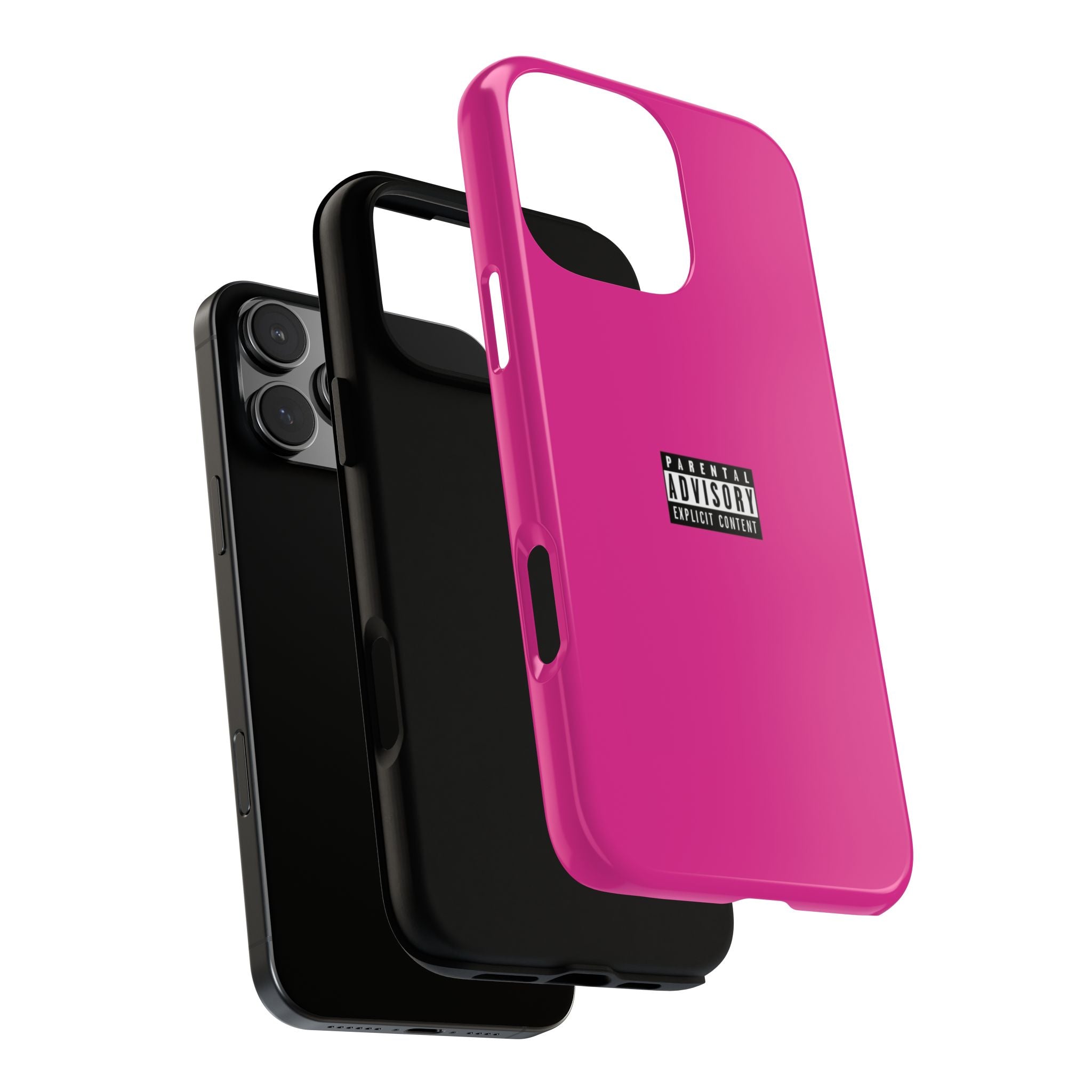 Bold Phone Case, Parental Advisory Phone C'over, Trendy Tech Accessory, Unique Gift for Teens, Vibrant Phone Protection