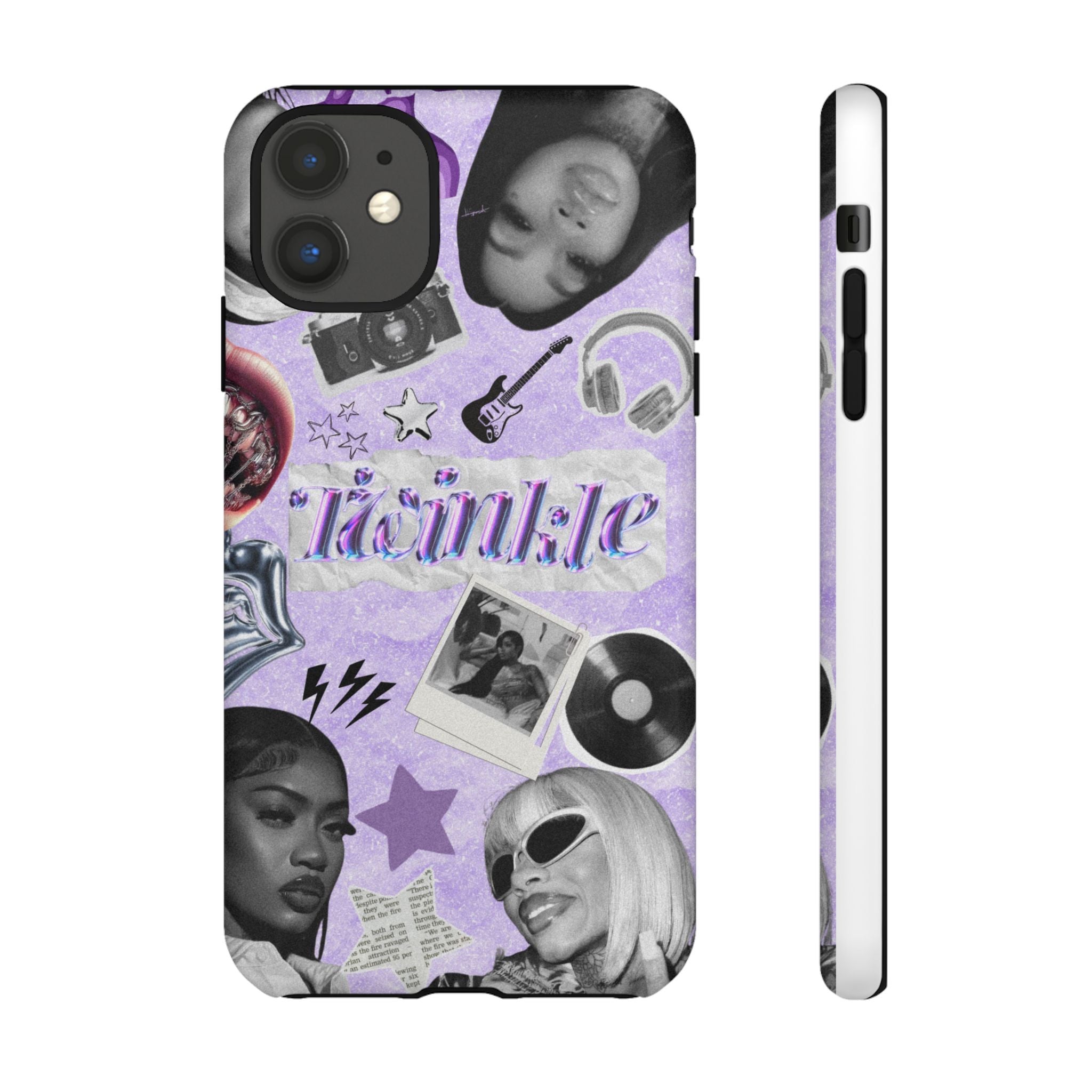 Trendy Phone Case with Retro Design, Cool Phone Cover for Music Lovers, Unique Gift for Teens, Birthday Gift, Stylish Accessories