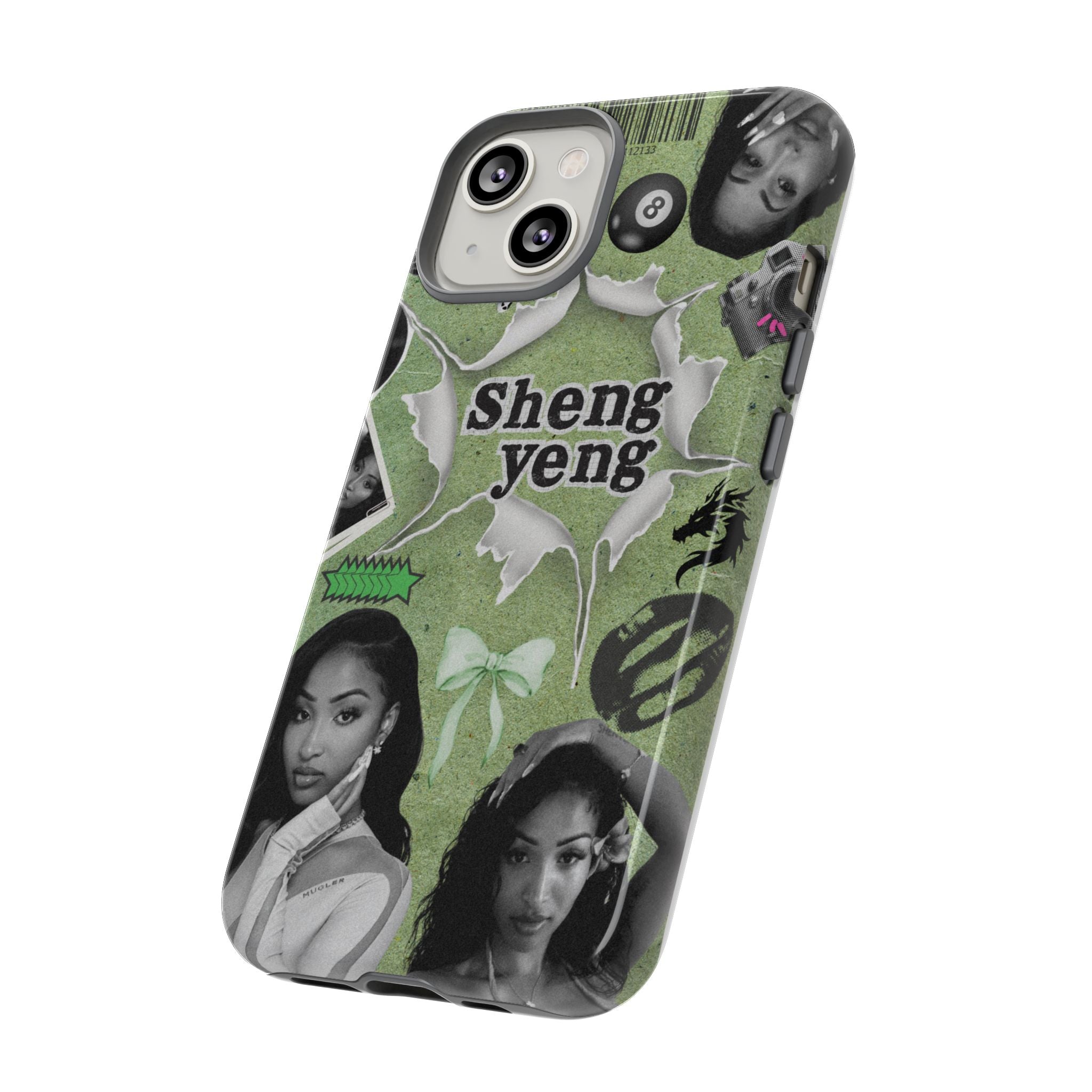 Trendy Phone Case with Unique Black and Green Design, Artistic Phone Cover, Customizable Phone Shell, Vintage Style Case, Gift for [...]