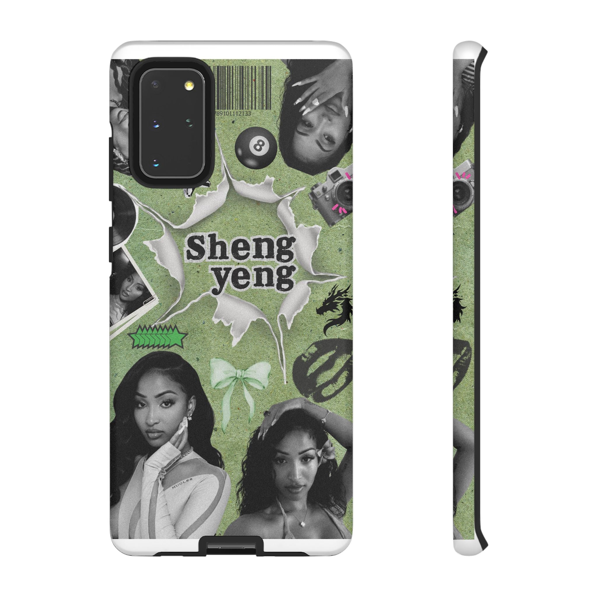 Trendy Phone Case with Unique Black and Green Design, Artistic Phone Cover, Customizable Phone Shell, Vintage Style Case, Gift for [...]