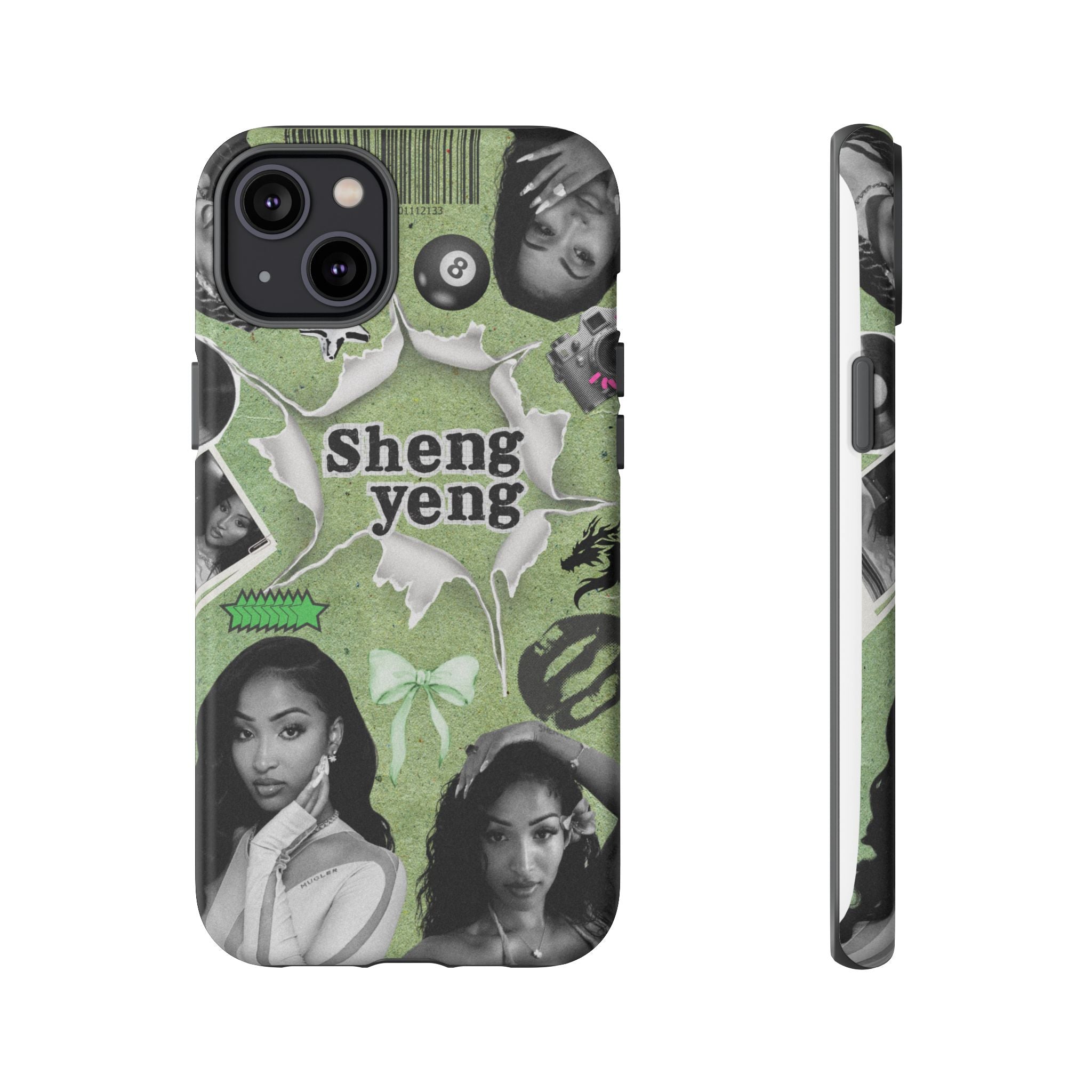 Trendy Phone Case with Unique Black and Green Design, Artistic Phone Cover, Customizable Phone Shell, Vintage Style Case, Gift for [...]