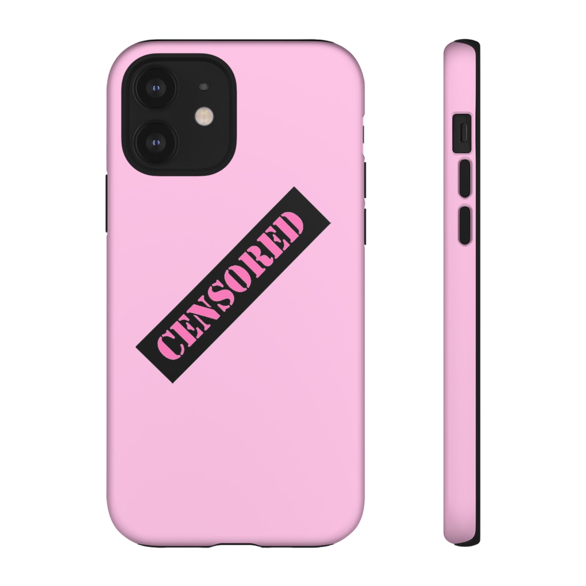 Censored Phone Case - Tough Cases, Cute Phone Cover, Unique Gift, Funny Phone Accessories, Trendy Tech Gear