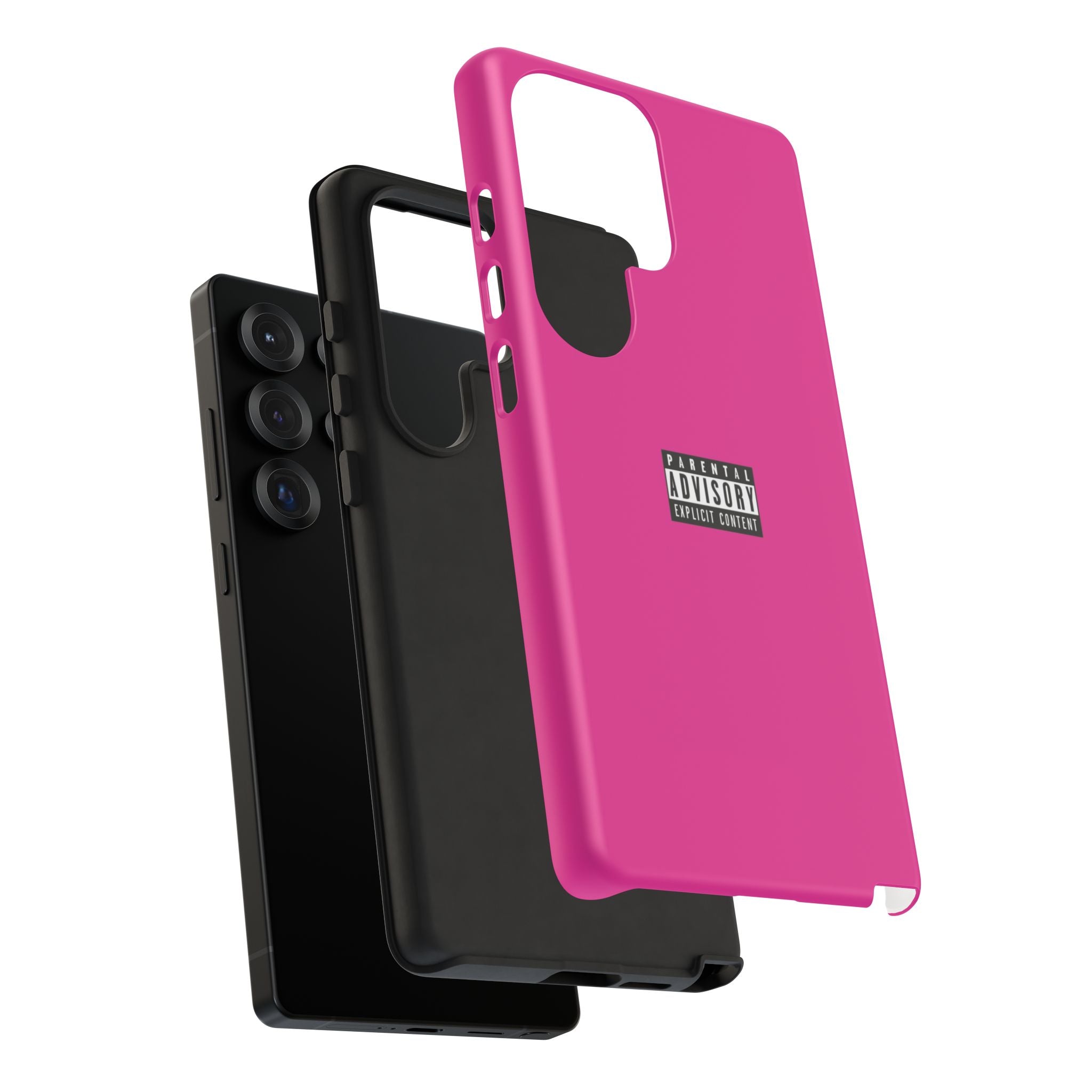 Bold Phone Case, Parental Advisory Phone C'over, Trendy Tech Accessory, Unique Gift for Teens, Vibrant Phone Protection