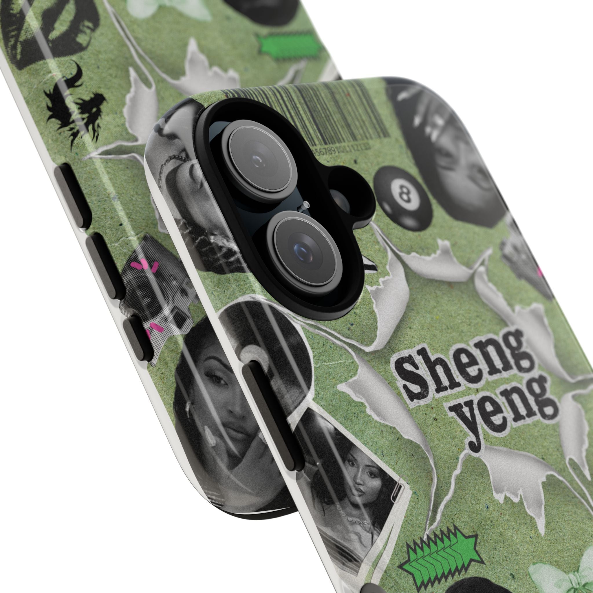 Trendy Phone Case with Unique Black and Green Design, Artistic Phone Cover, Customizable Phone Shell, Vintage Style Case, Gift for [...]