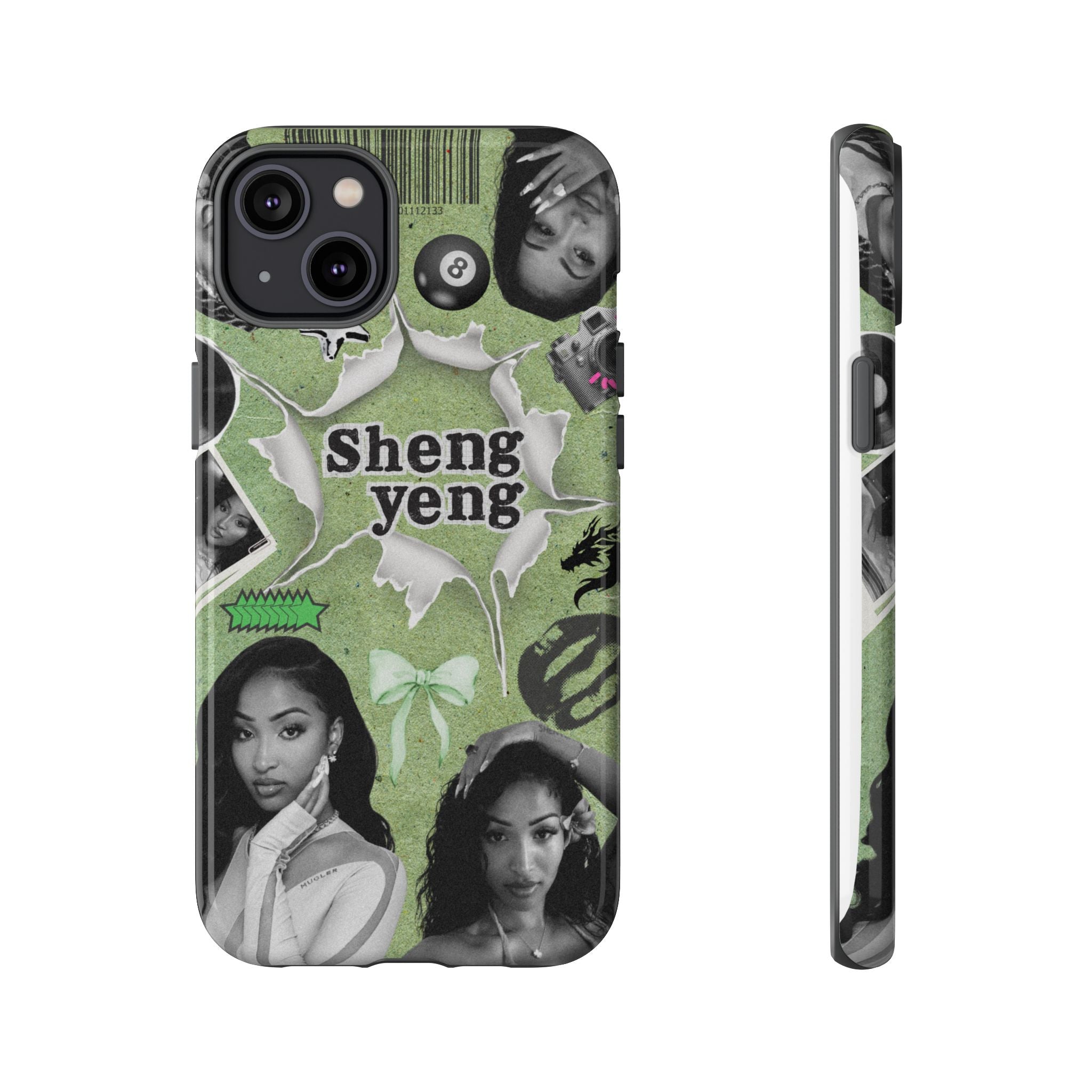 Trendy Phone Case with Unique Black and Green Design, Artistic Phone Cover, Customizable Phone Shell, Vintage Style Case, Gift for [...]
