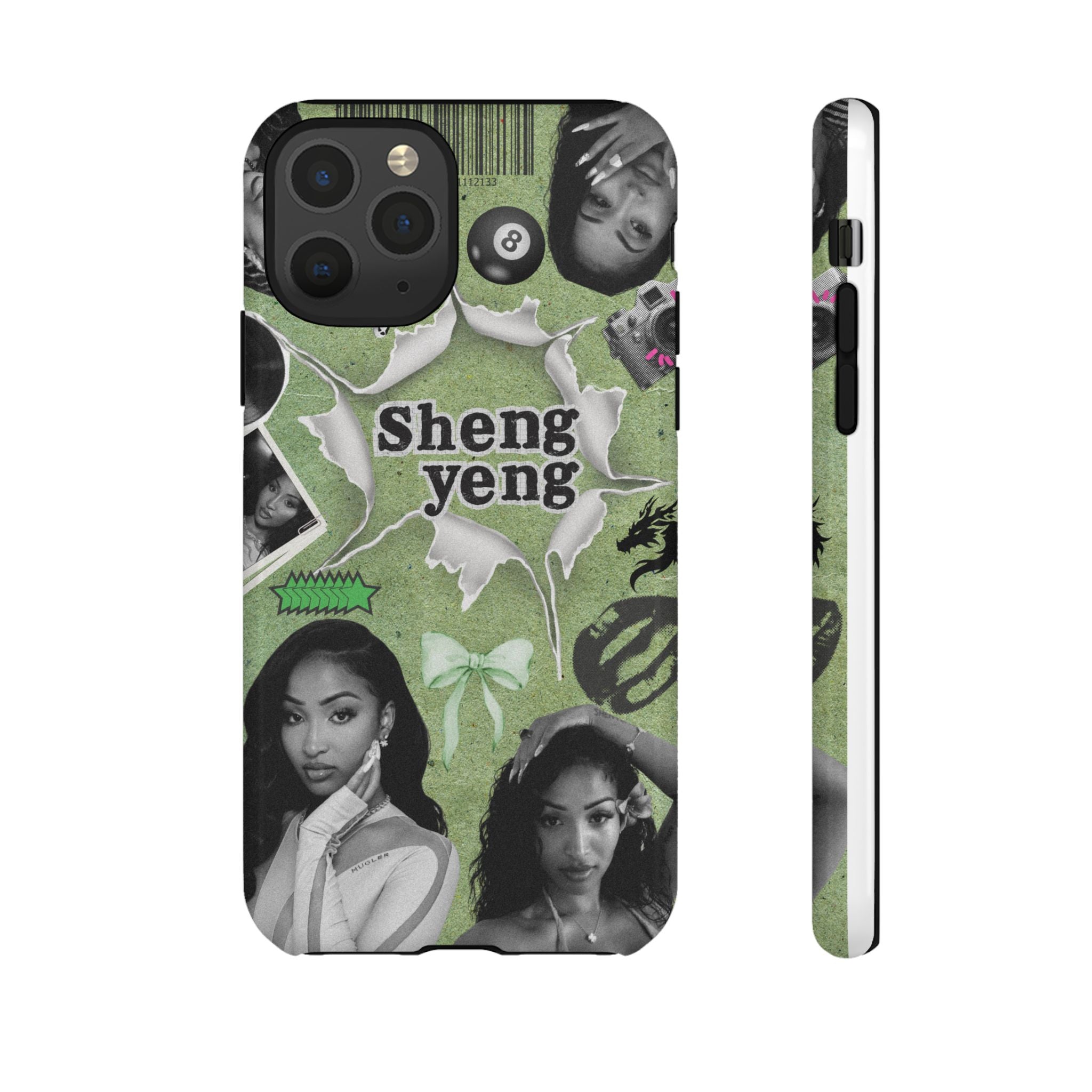 Trendy Phone Case with Unique Black and Green Design, Artistic Phone Cover, Customizable Phone Shell, Vintage Style Case, Gift for [...]