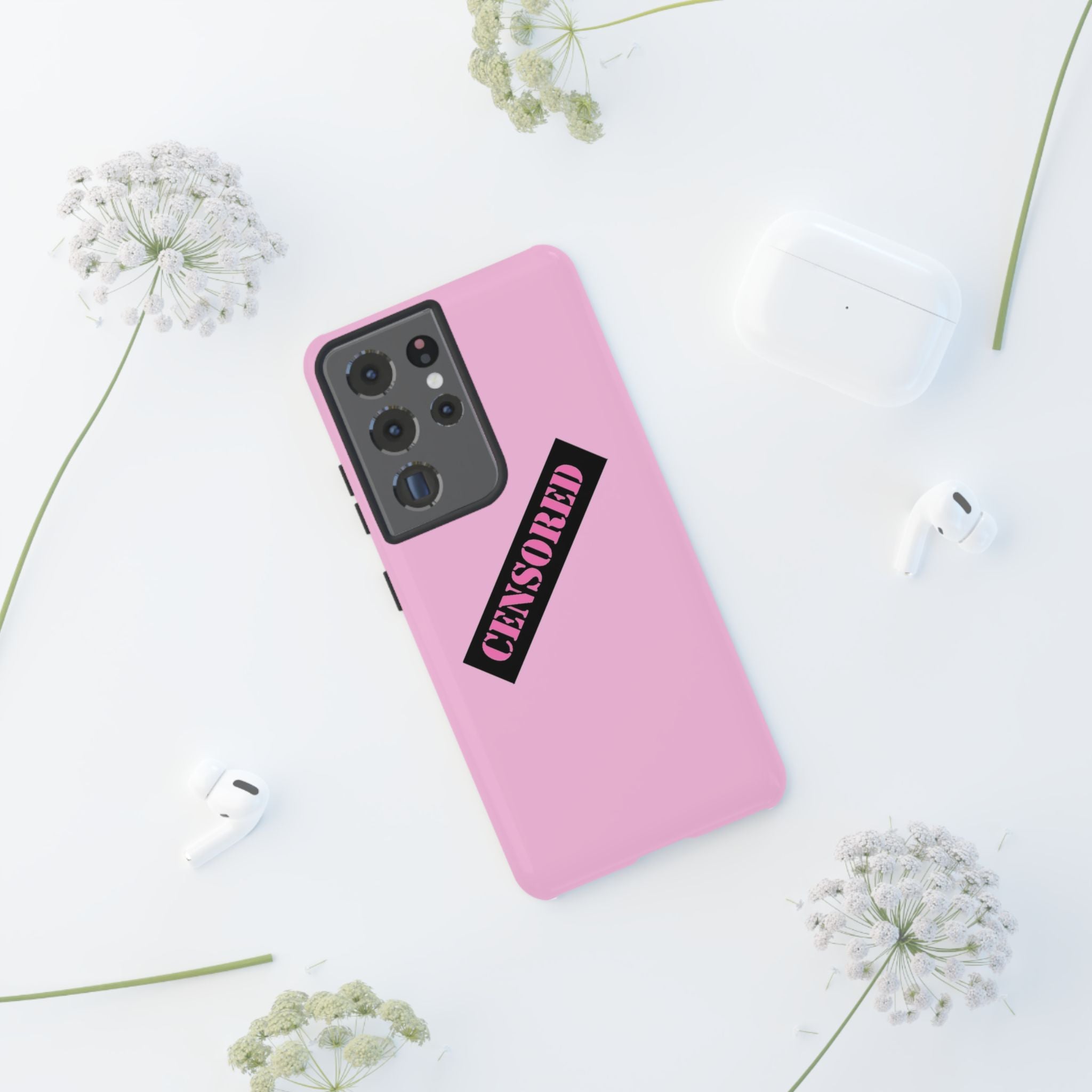 Censored Phone Case - Tough Cases, Cute Phone Cover, Unique Gift, Funny Phone Accessories, Trendy Tech Gear